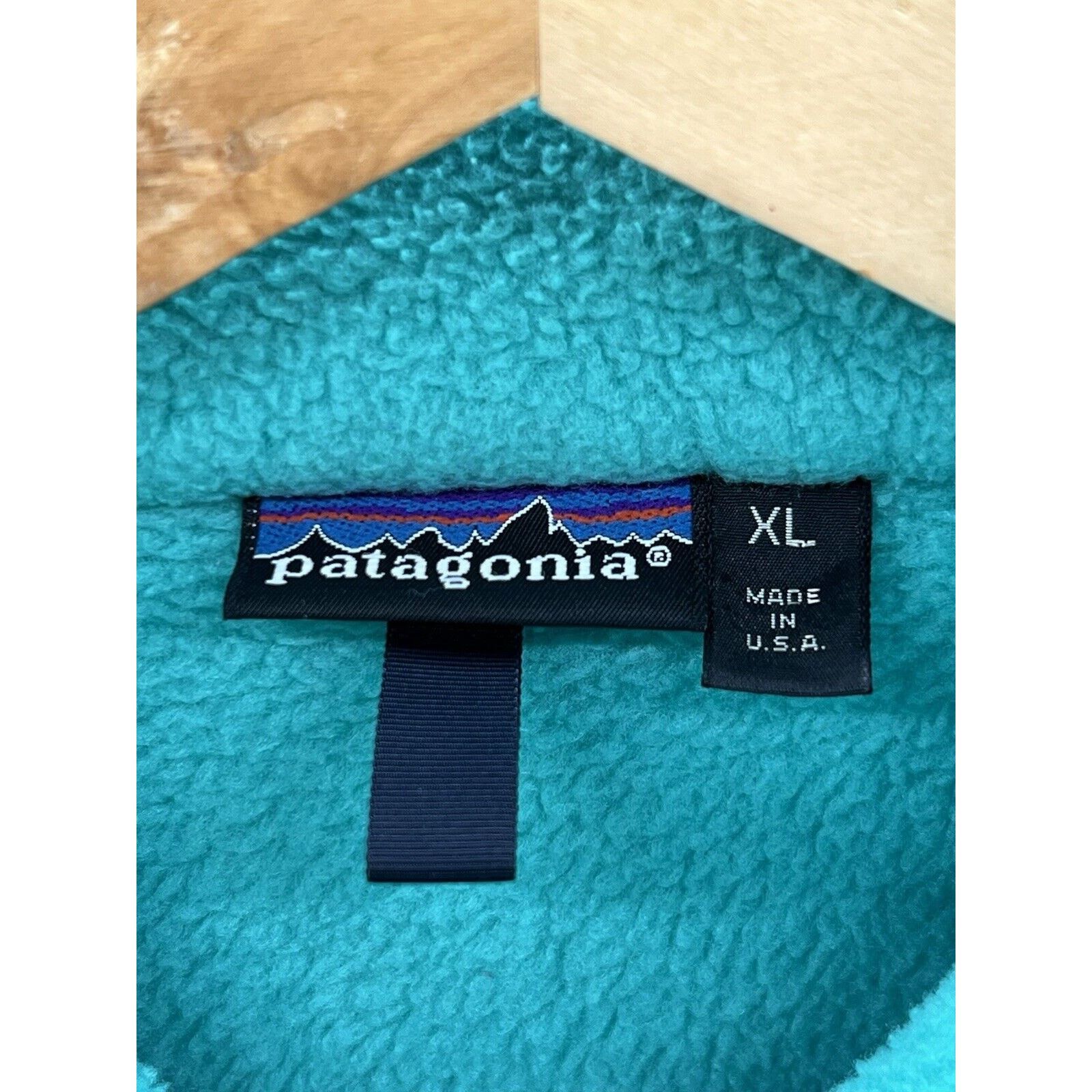 Patagonia Patagonia Green 3/4 Zip Pullover Fleece Size XL Style 25361 Size US XL / EU 56 / 4 - 3 Thumbnail