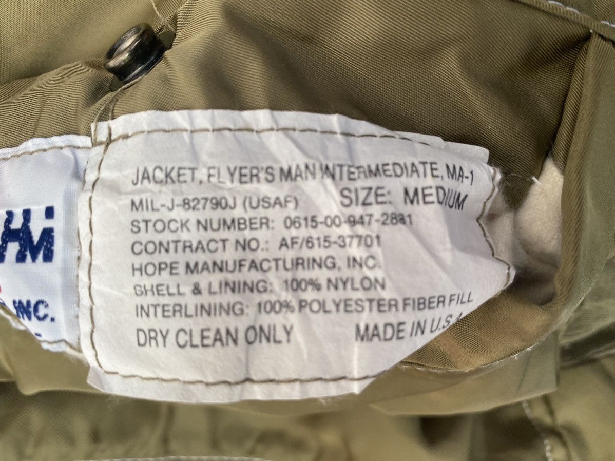 Vintage Vintage HOPE Manufacturing Bomber Jacket Size US M / EU 48-50 / 2 - 11 Thumbnail