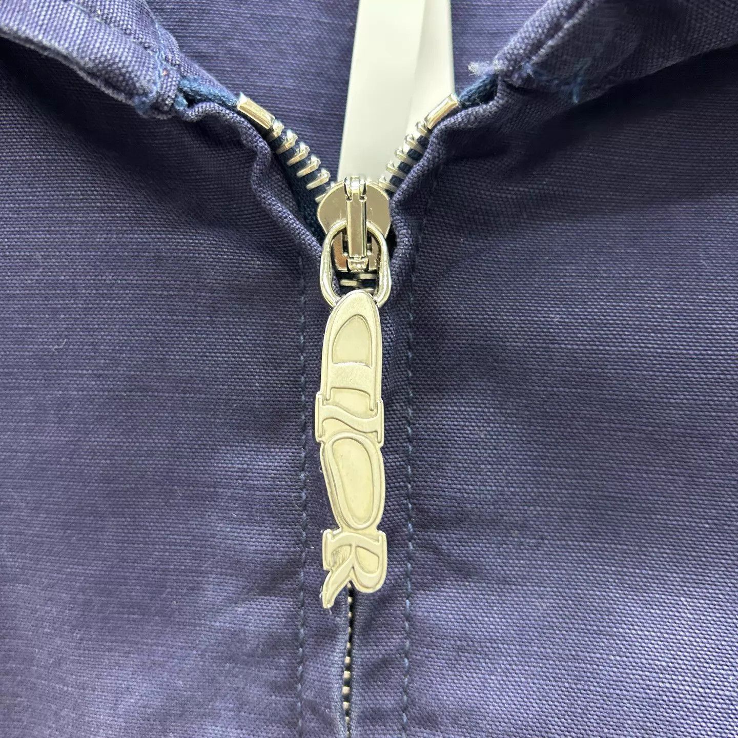 Dior Dior Lewis Hamilton French Blue Embroidered Zip-Up 52 Size US L / EU 52-54 / 3 - 4 Thumbnail