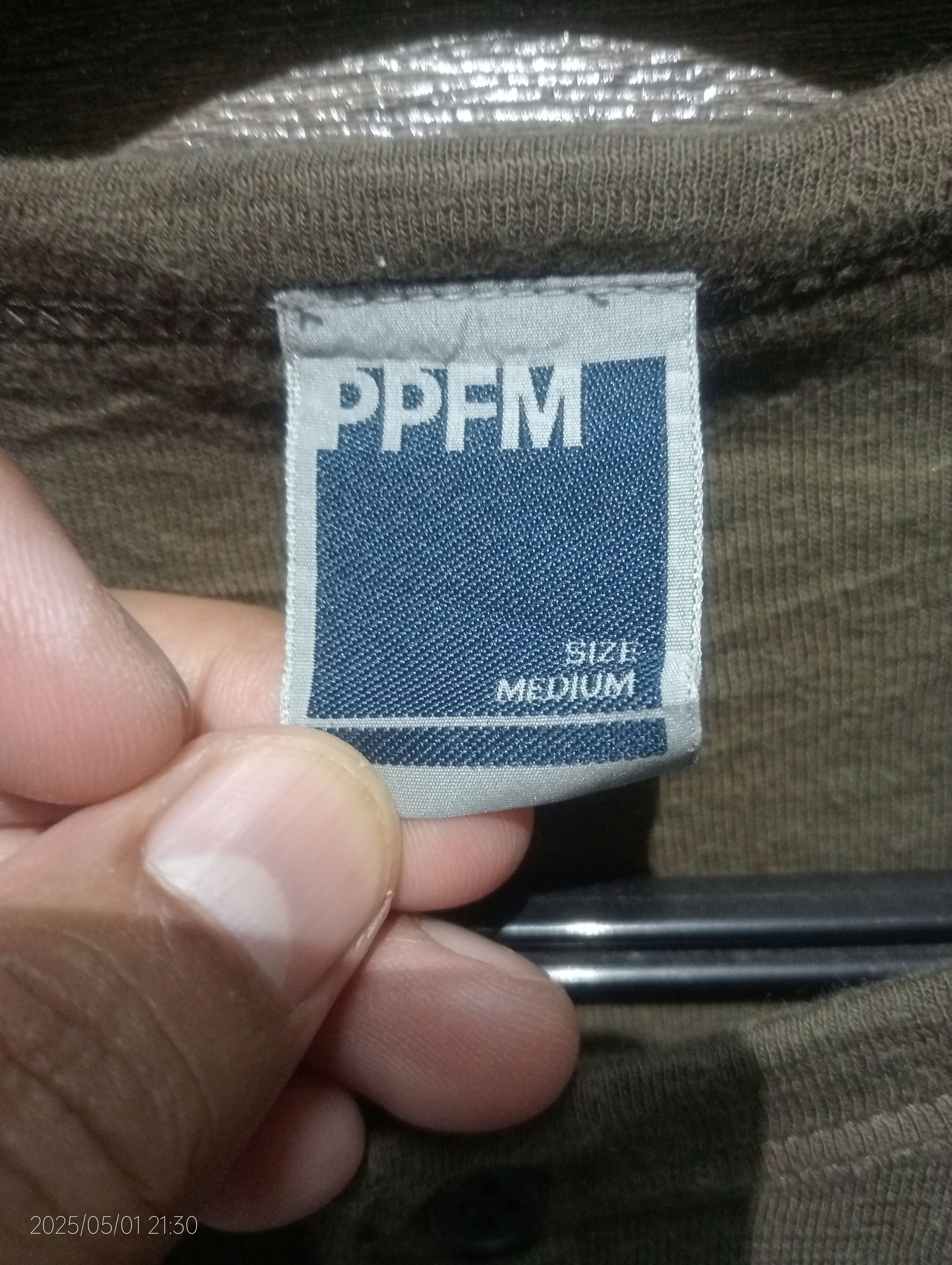 PPFM Vintage PPFM Plain Long Sleeve Tshirt Very Rare Size US M / EU 48-50 / 2 - 2 Thumbnail