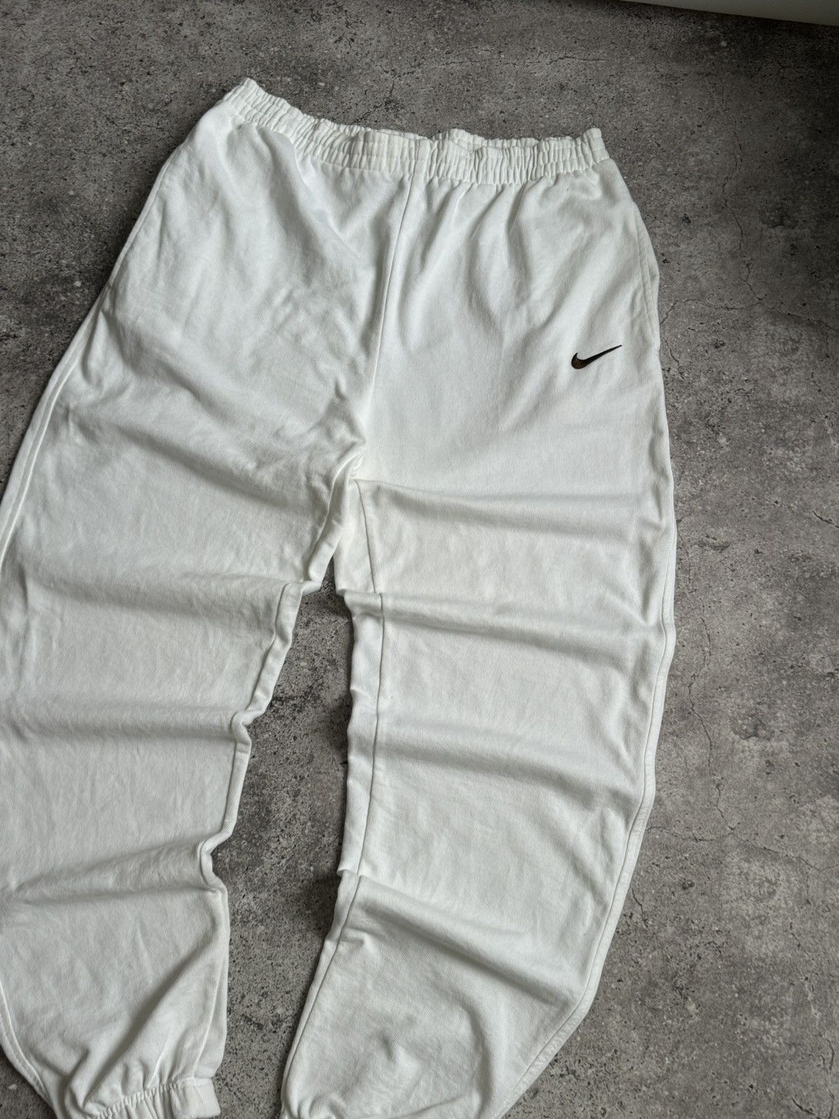 Nike × Vintage Vintage Nike Y2K baggy white oversized sport pants Size US 32 / EU 48 - 8 Thumbnail