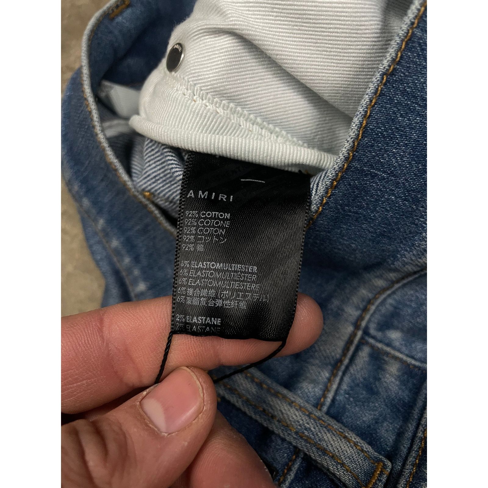 Amiri Amiri MX2 Indigo Used 34 Size US 34 / EU 50 - 3 Thumbnail