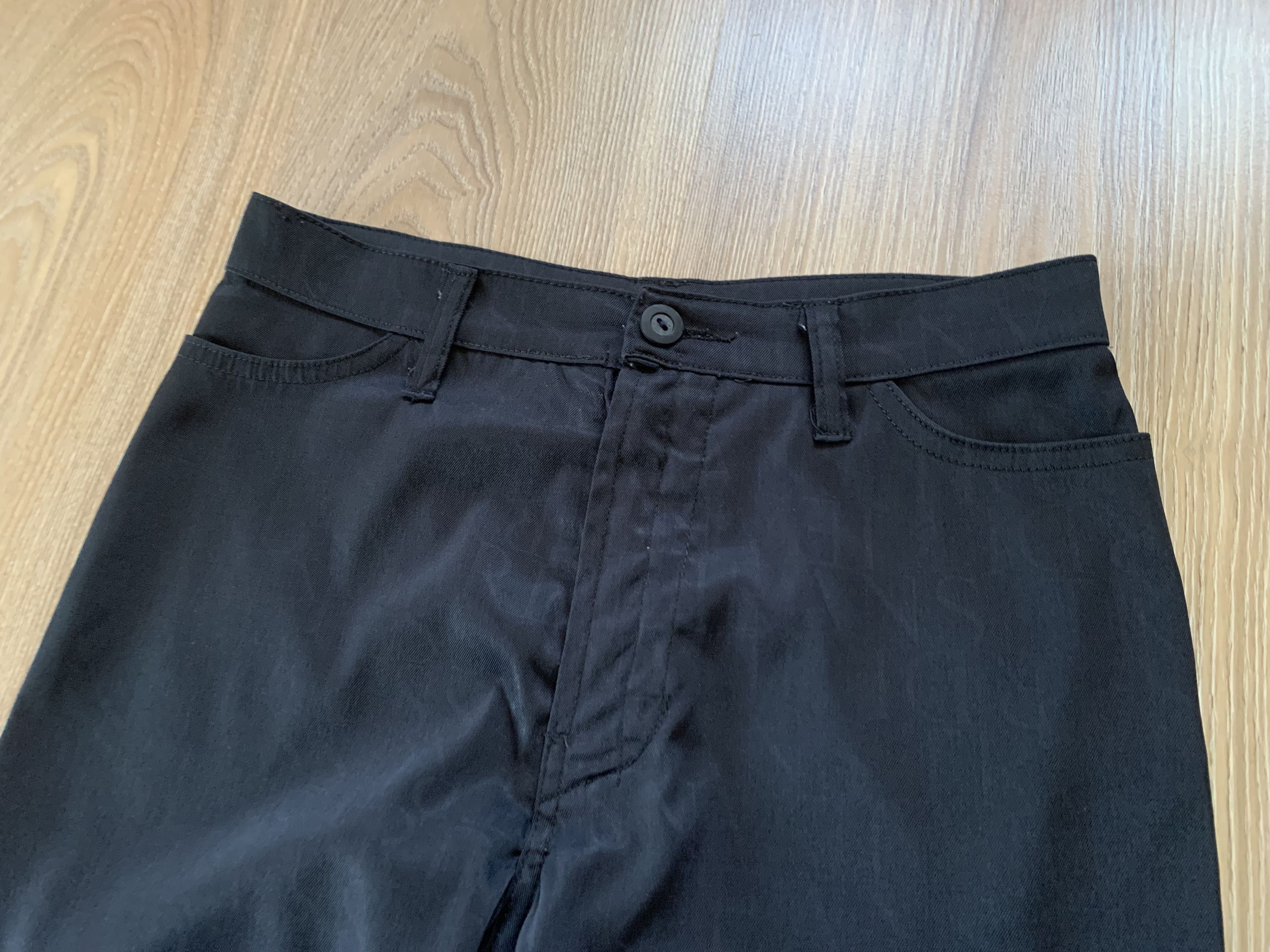 Trussardi Trussardi Womens Vintage Navy Blue Monogram Pants Size 26" / US 2 / IT 38 - 4 Thumbnail