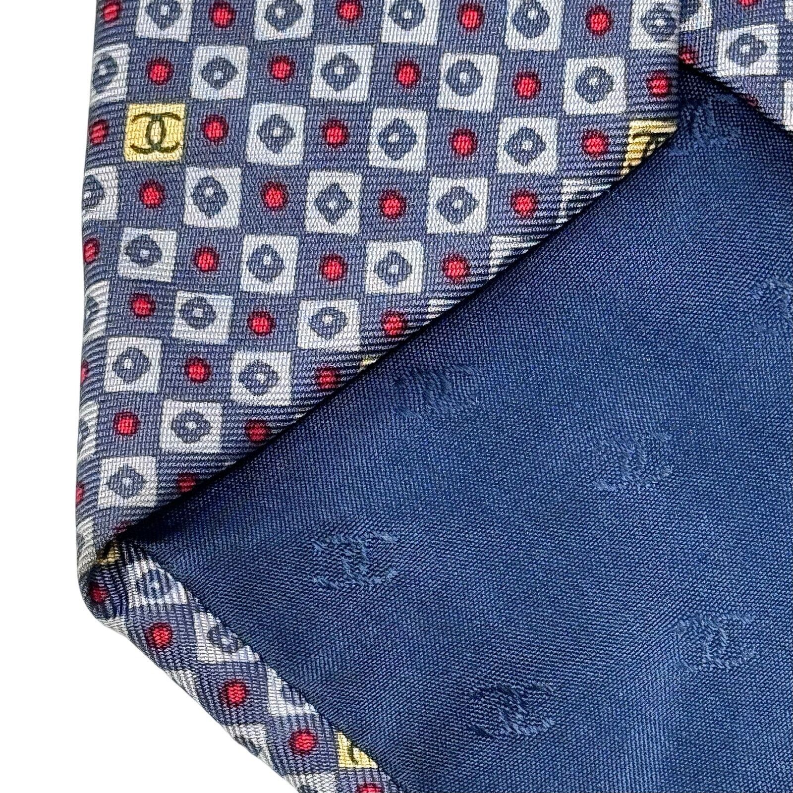 Chanel Chanel ‘CC’ Pattern Tie Size ONE SIZE - 6 Thumbnail
