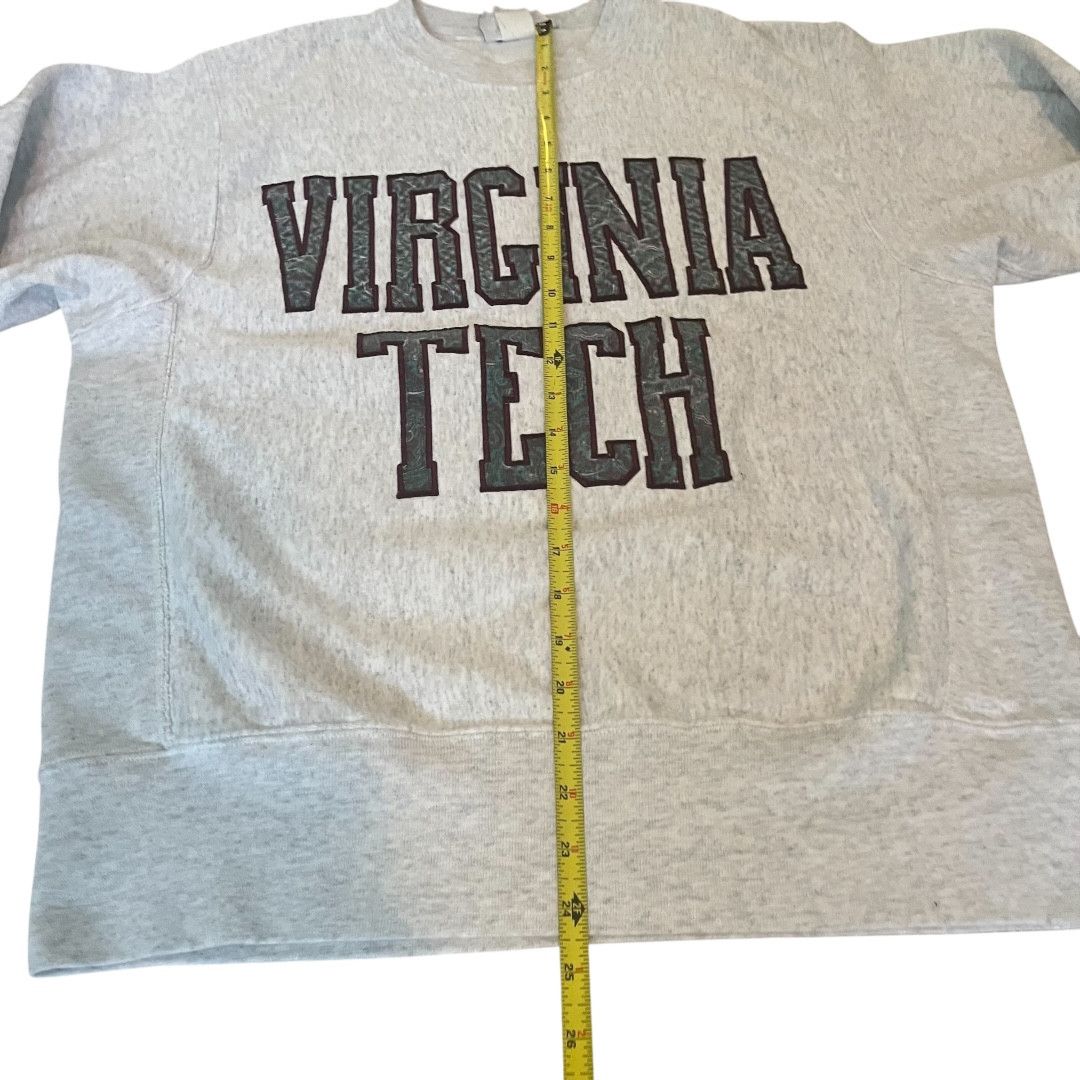Vintage VINTAGE Virginia Tech Crewneck Paisley Sweatshirt Size US L / EU 52-54 / 3 - 3 Thumbnail