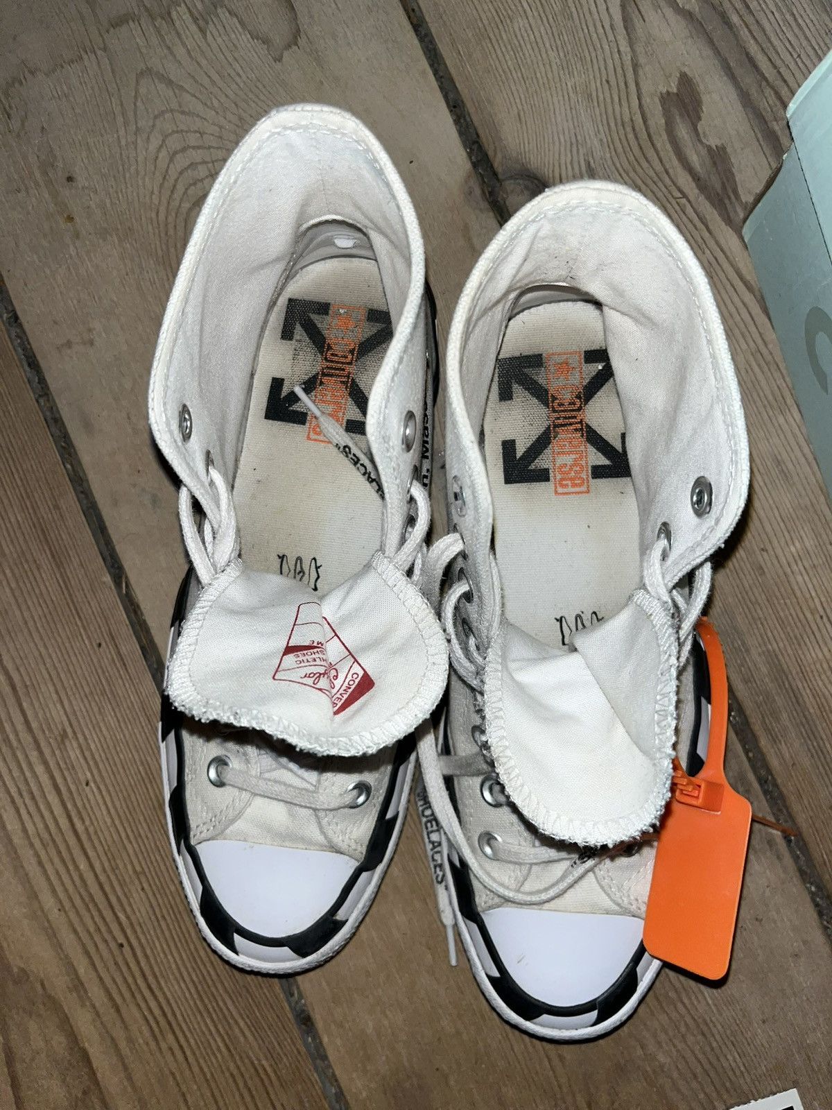 Converse × Off-White Off-white x converse Size US 7.5 / EU 40-41 - 5 Thumbnail