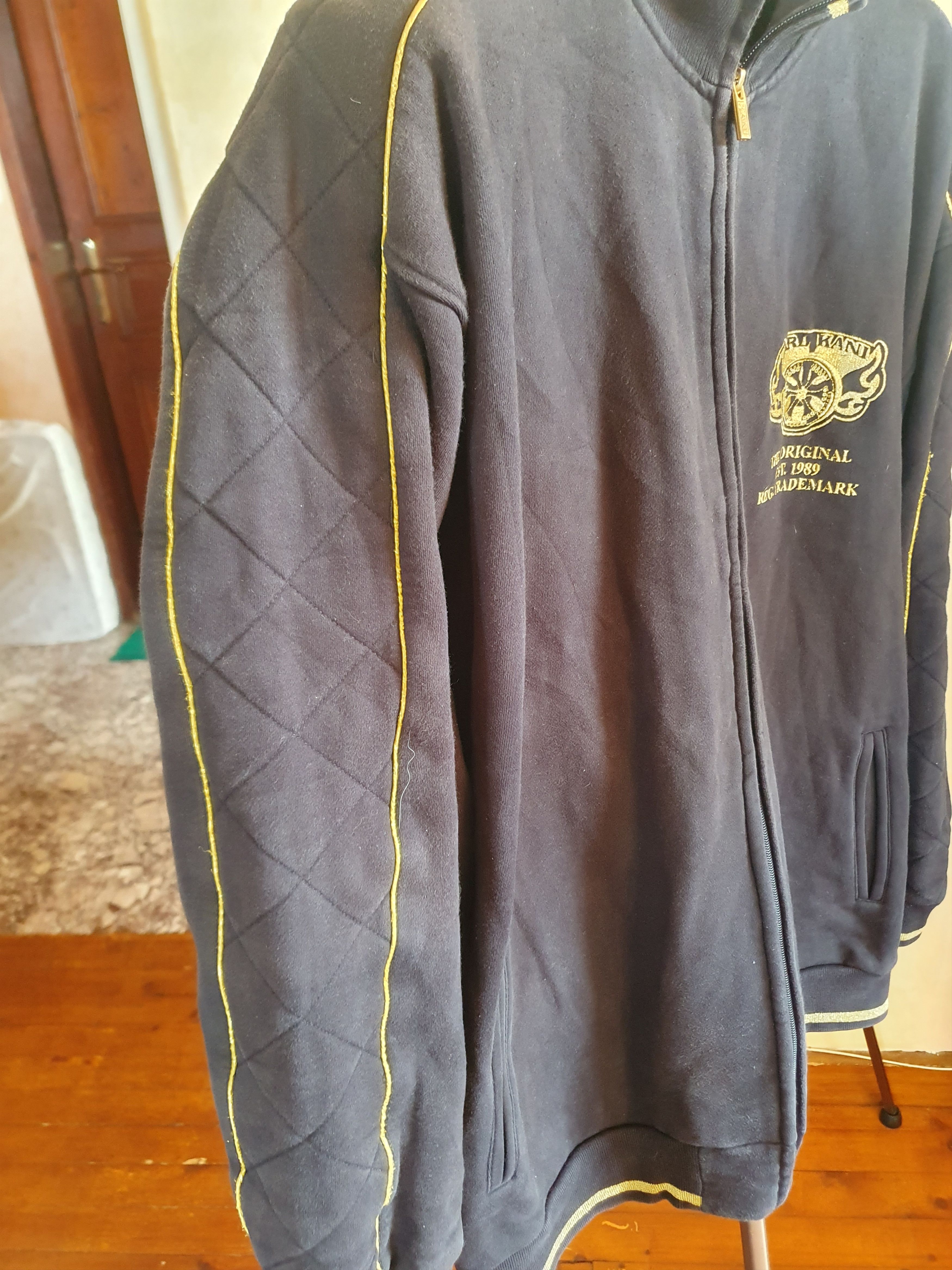Karl Kani Karl Kani Zip Up Sweatshirt Vtg Y2K Hip-Hop Embroydery Size US XXL / EU 58 / 5 - 9 Thumbnail
