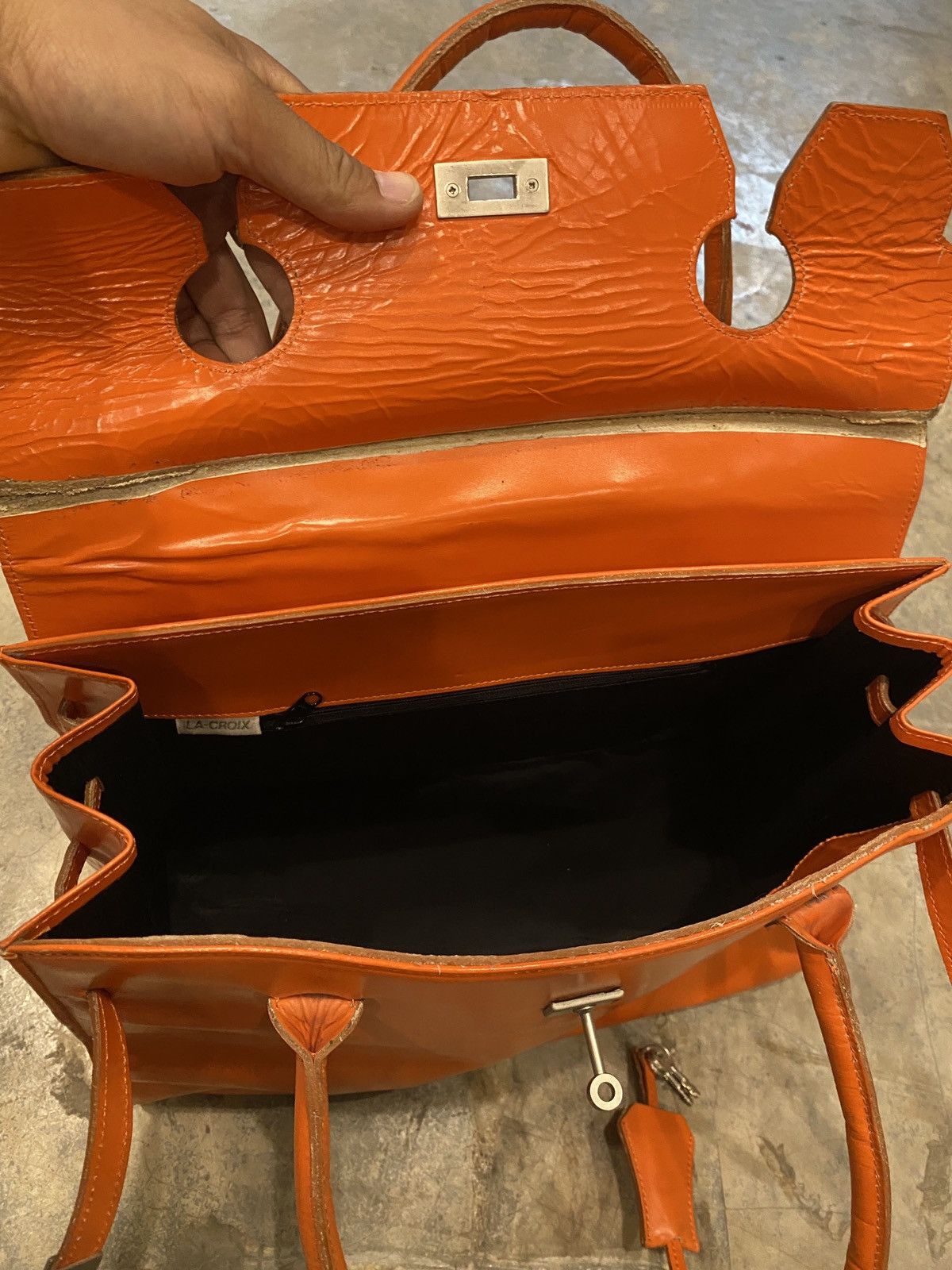 Christian Lacroix Vintage Christian Lacroix Birkin Bag Not Hermes Size ONE SIZE - 8 Thumbnail