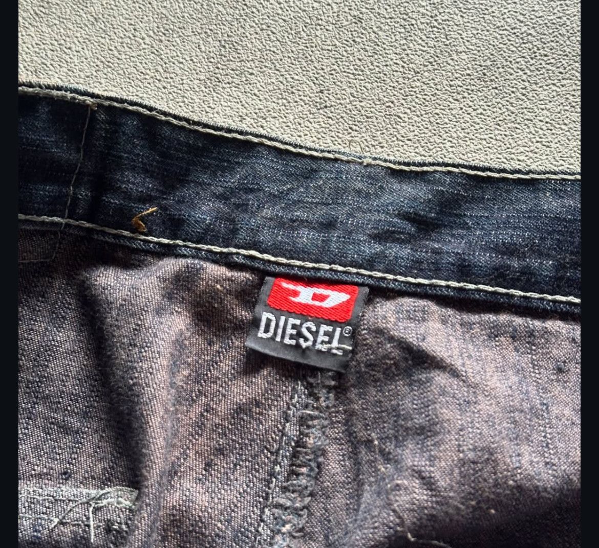 Japanese Brand 2000s Diesel Ifsix Twisted Wash Jeans y2k Lgb Size US 34 / EU 50 - 6 Thumbnail