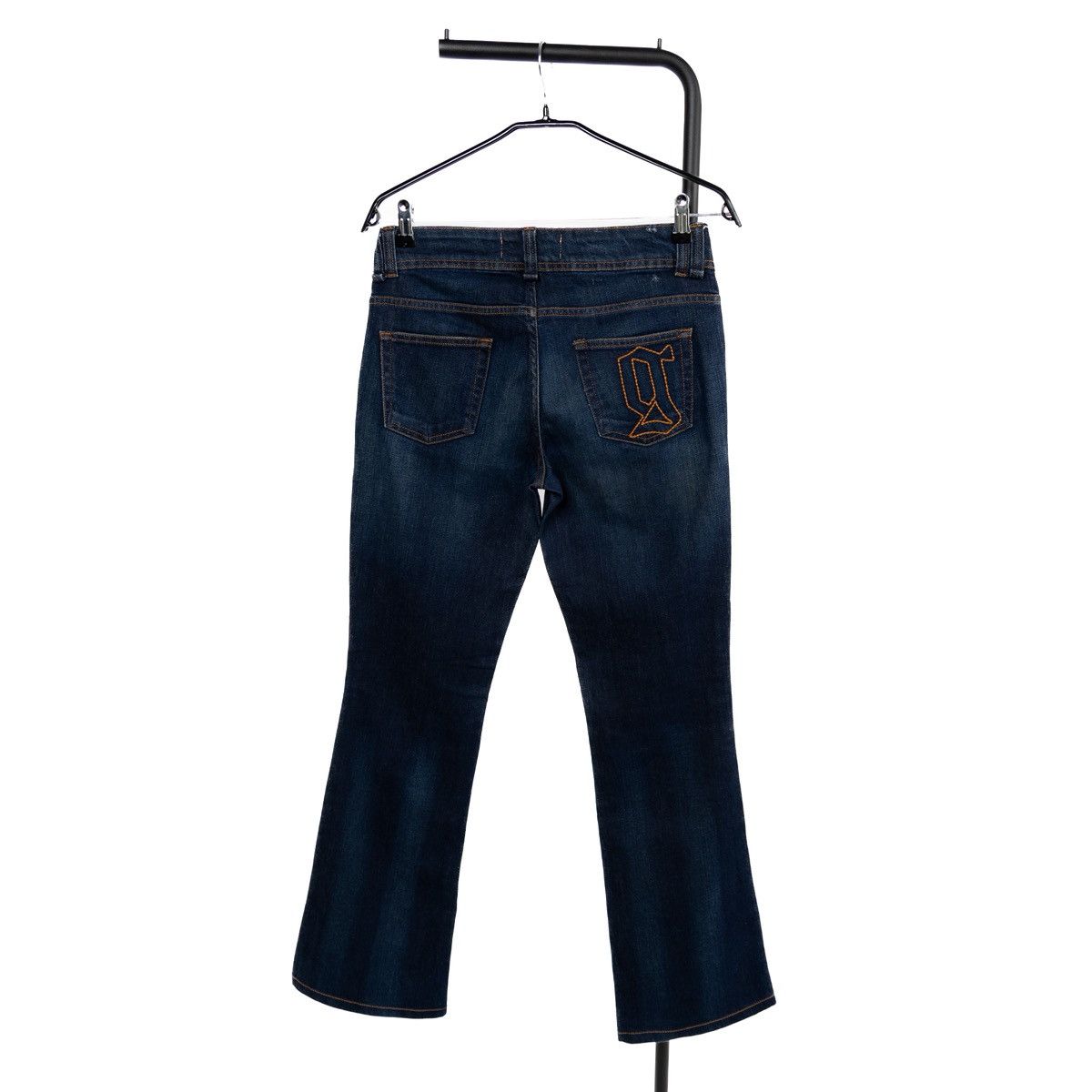 John Galliano John Galliano Womens Bootcut Jeans Dark Wash Italia Denim Size 28" / US 6 / IT 42 - 2 Thumbnail