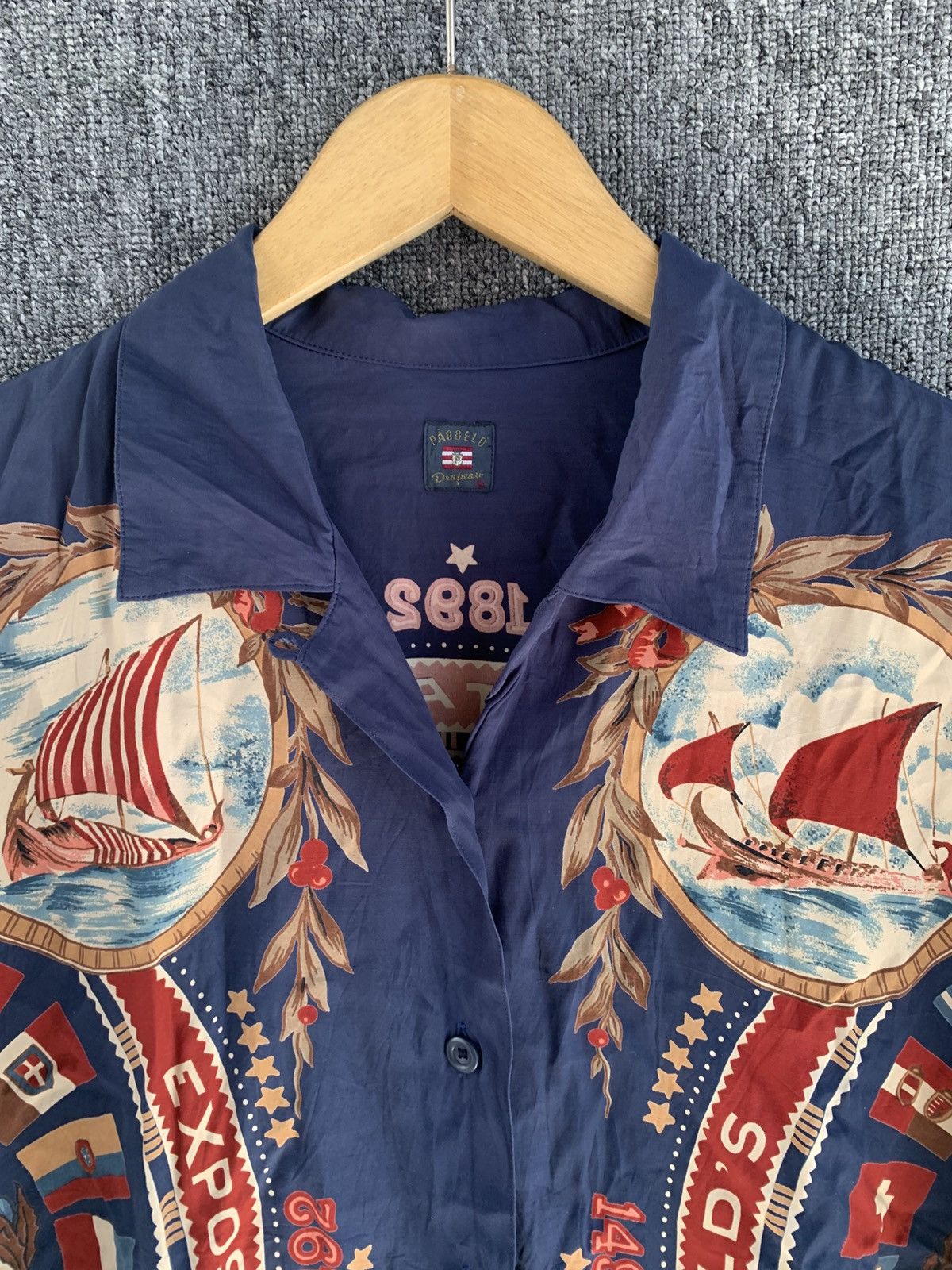 Other Pagoeld Silk Shirt Flags & Chips Full Printed Size US M / EU 48-50 / 2 - 3 Thumbnail