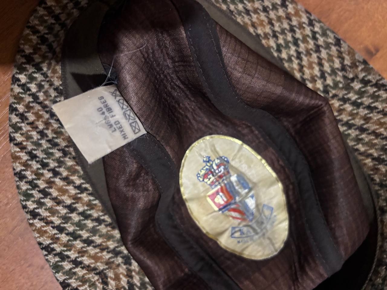 Kangol Vintage Kangol Bradford Tweed Check Hat – Made in England Size ONE SIZE - 3 Thumbnail