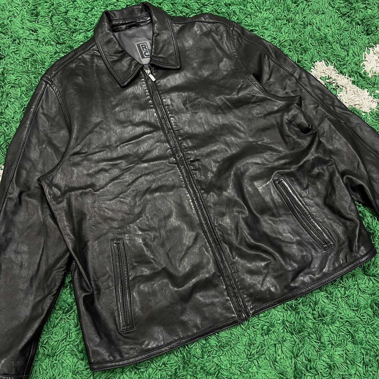Robert Comstock Robert Comstock Expedition Genuine Leather Zip Up Jacket XXL Size US XXL / EU 58 / 5 - 2 Thumbnail