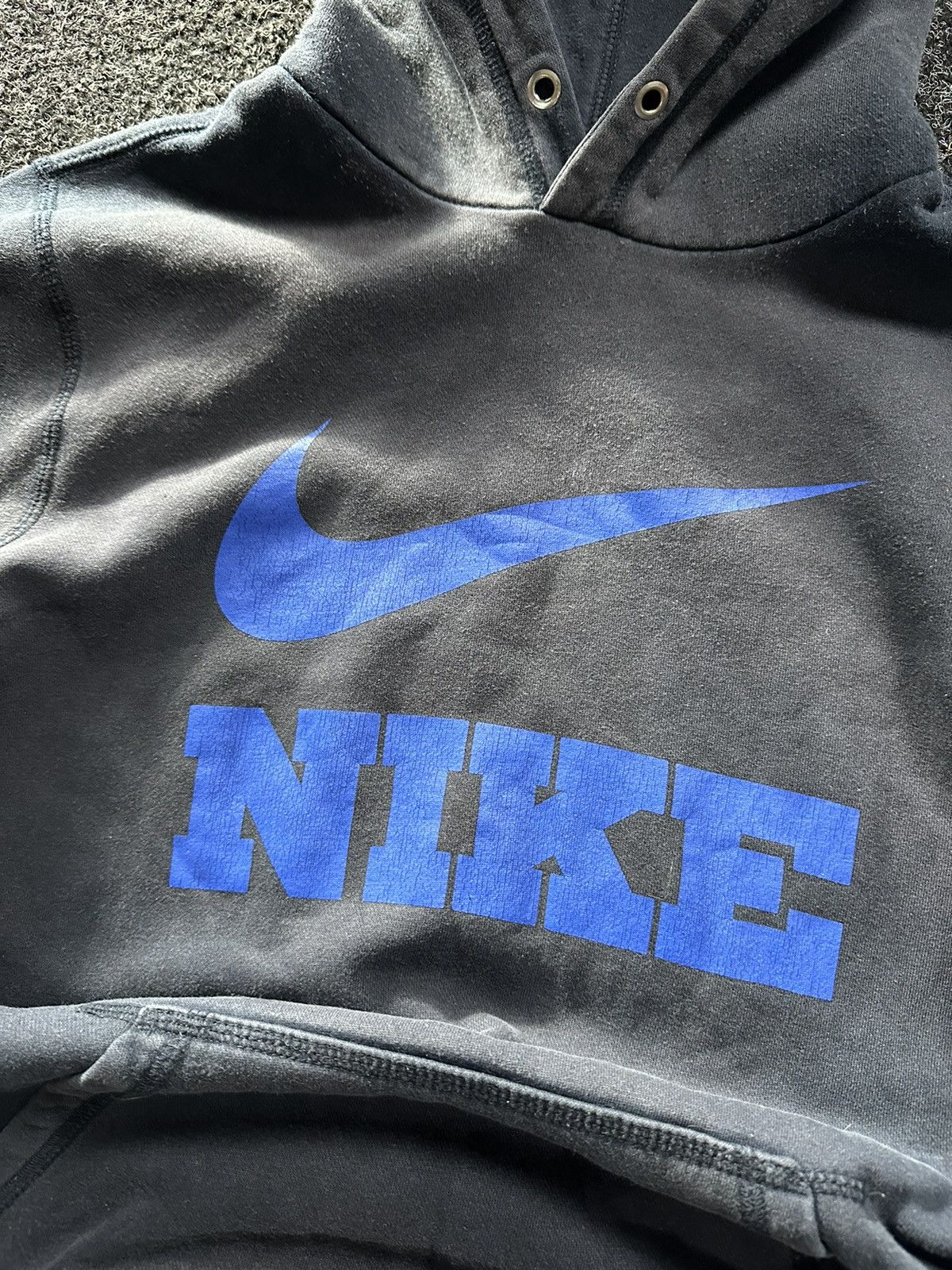 Nike × Vintage 🚨Nike Y2K Brown BOXY Hoodie FADED Vintage Skategang Drill Size US M / EU 48-50 / 2 - 4 Thumbnail