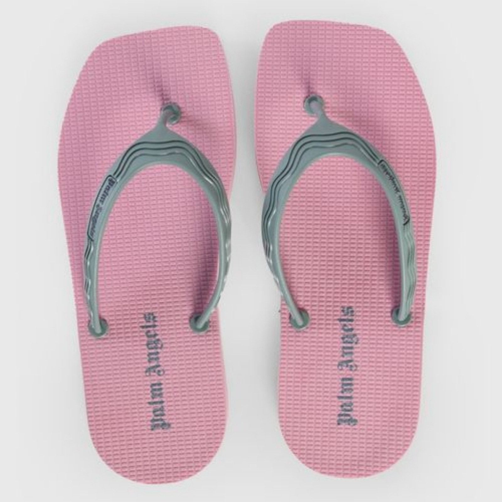 Palm Angels Palm Angels PINK Baby Blue Slides logo Flip Flop Sz 39 New Size US 9 / IT 39 - 1 Thumbnail