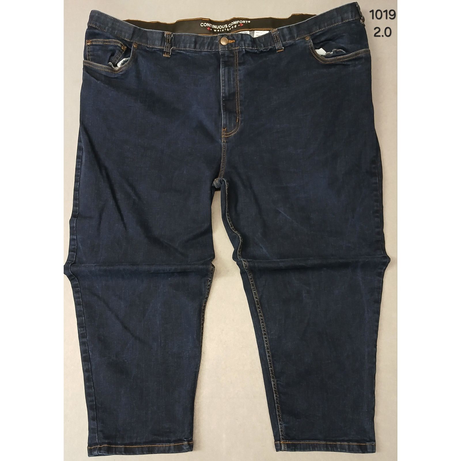 Other Harbor Bay (52x28) Straight Leg Stretch Waist Denim Jeans Size US 36 / EU 52 - 1 Thumbnail