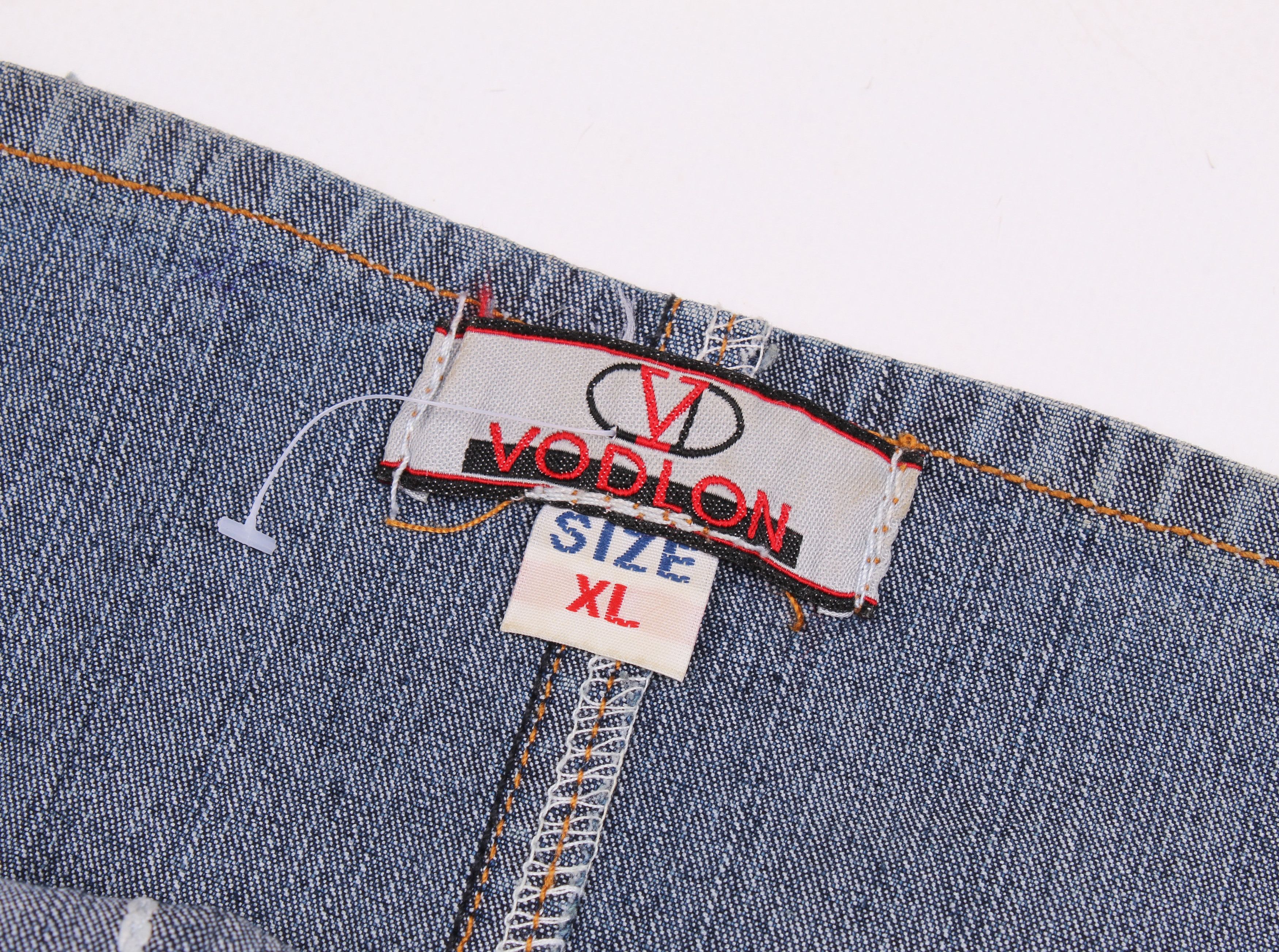 Vintage Vintage Vodlon Y2K Denim Cropped Top Size XL / US 12-14 / IT 48-50 - 7 Thumbnail
