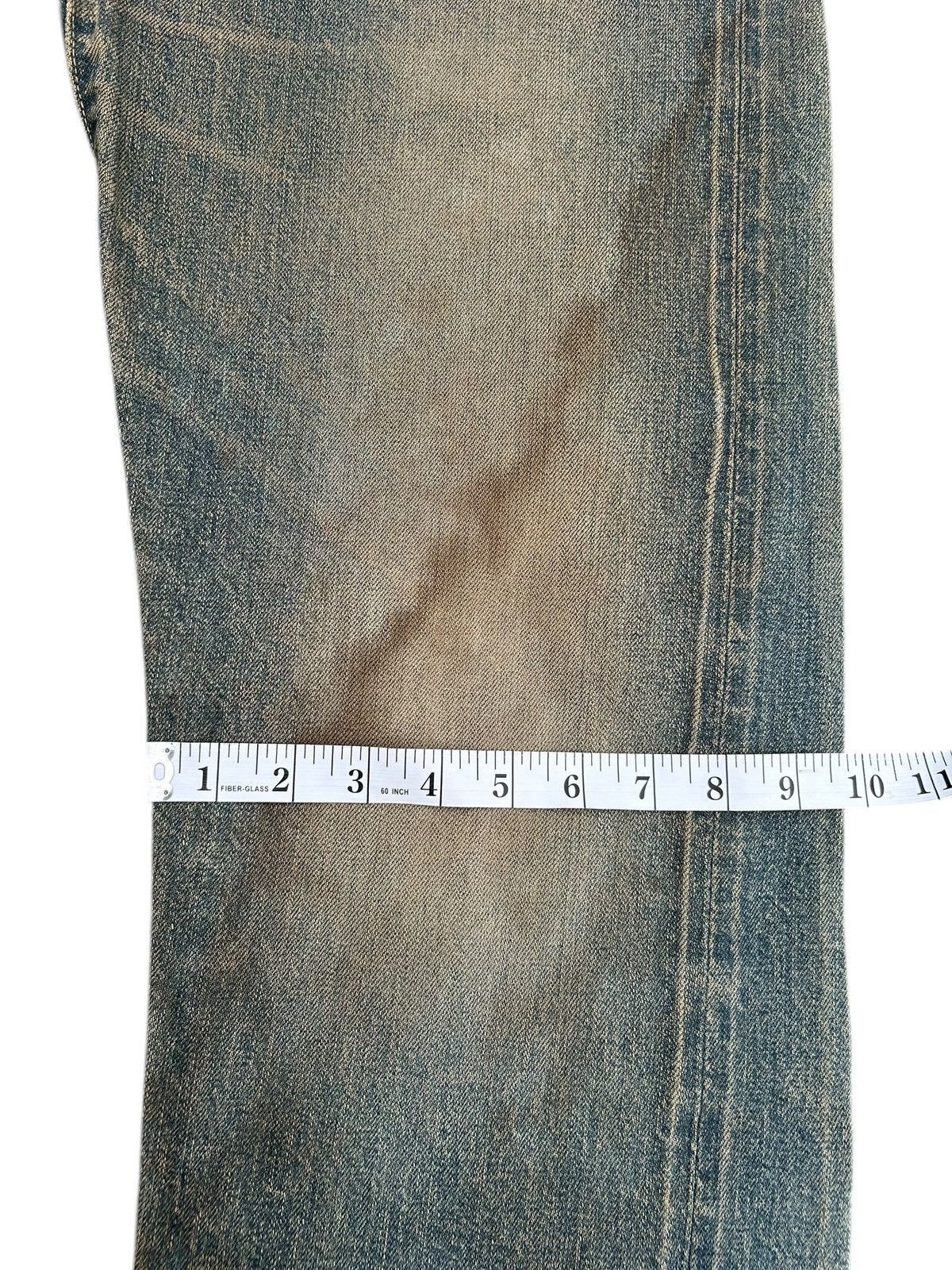 Kapital Vintage The Blue of an Selvedge Distressed Rusty Denim Jeans Size US 32 / EU 48 - 19 Thumbnail