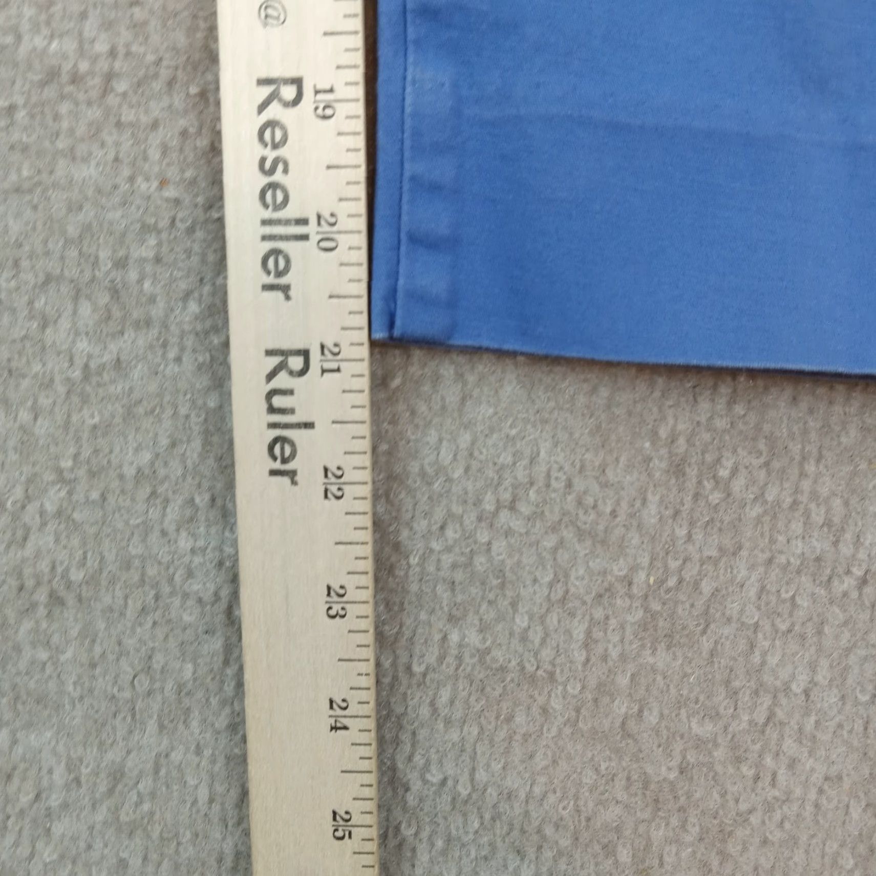 Talbots Talbots Womens Pants Size 4 Petite Blue Crop Straight Leg Stretch Size 28" / US 6 / IT 42 - 3 Thumbnail