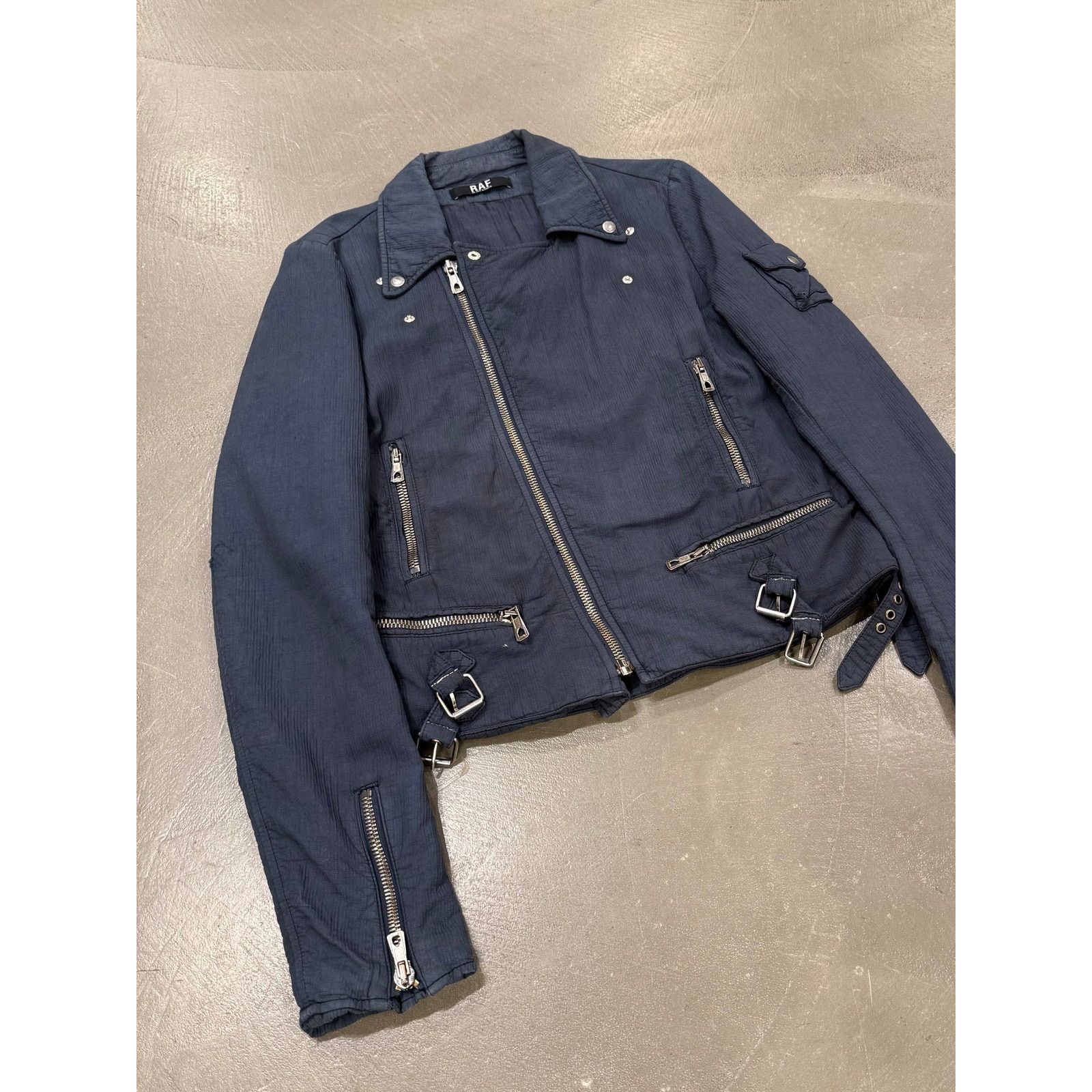Raf Simons S/S2006 Raf Simons faded rider biker jacket Size US M / EU 48-50 / 2 - 3 Thumbnail
