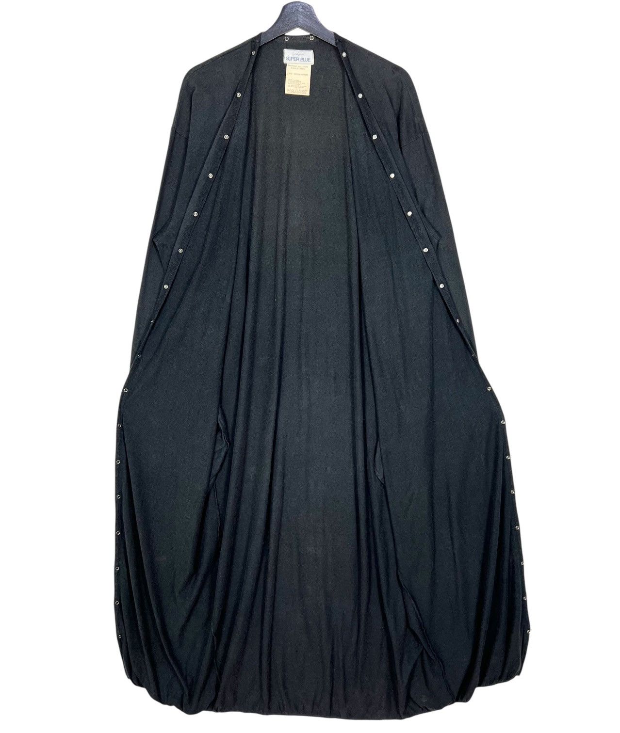 Yohji Yamamoto Vintage 80s Yohji Yamamoto Super Blue Dress Size L / US 10 / IT 46 - 10 Thumbnail