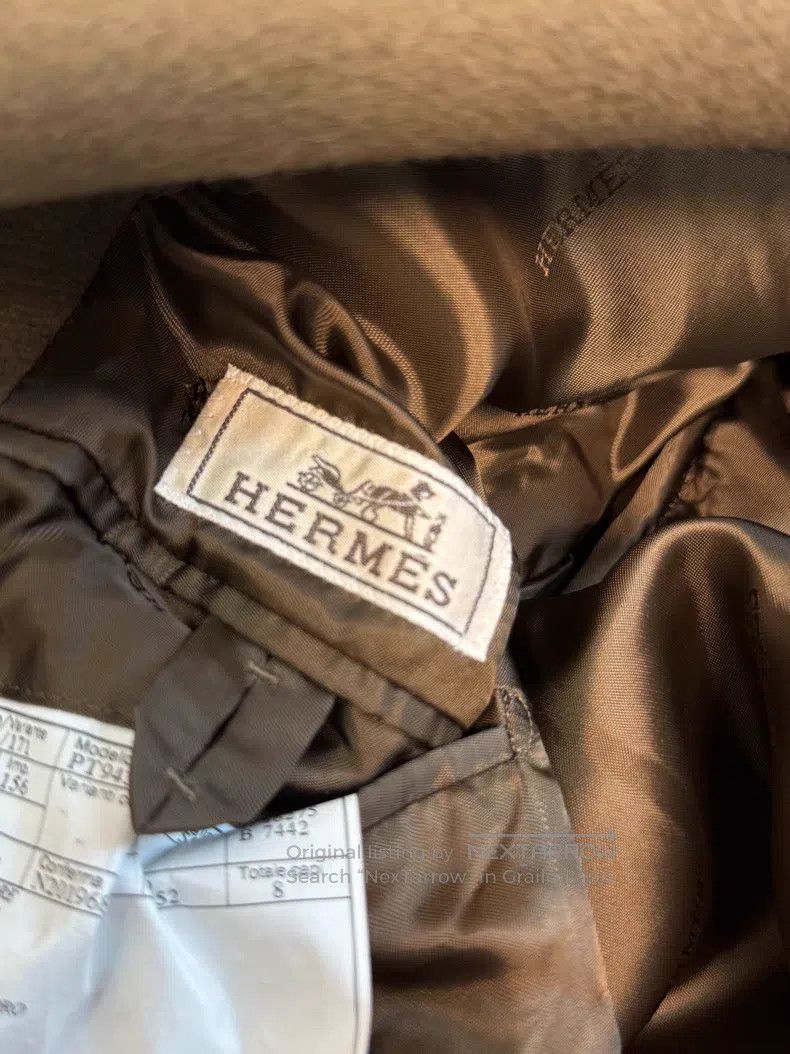 Hermes Hermes Long double-breasted overcoat Size M / US 6-8 / IT 42-44 - 4 Thumbnail