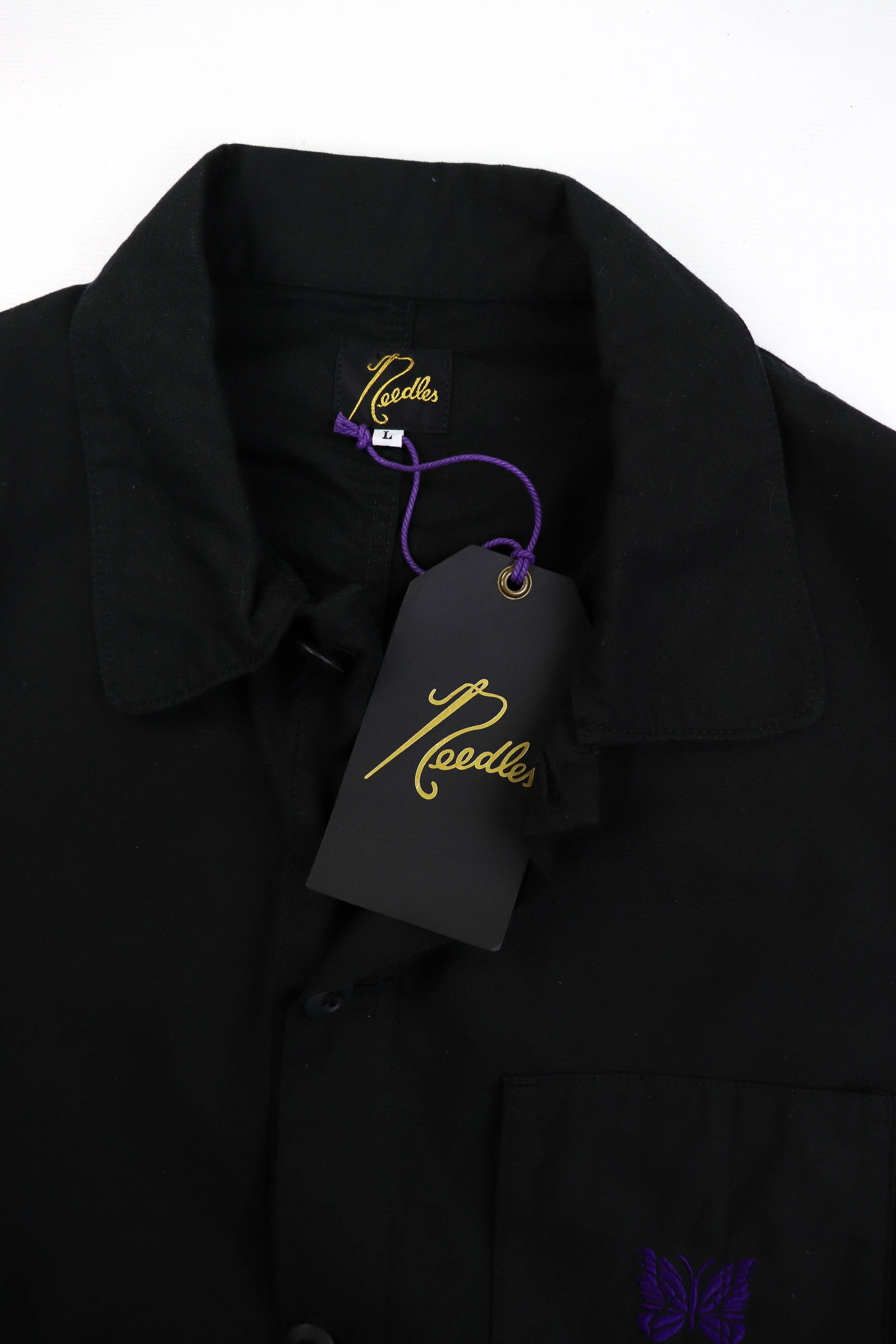 Needles NWT Needles Made in Japan Black Chore Coat Jacket Size US L / EU 52-54 / 3 - 8 Thumbnail