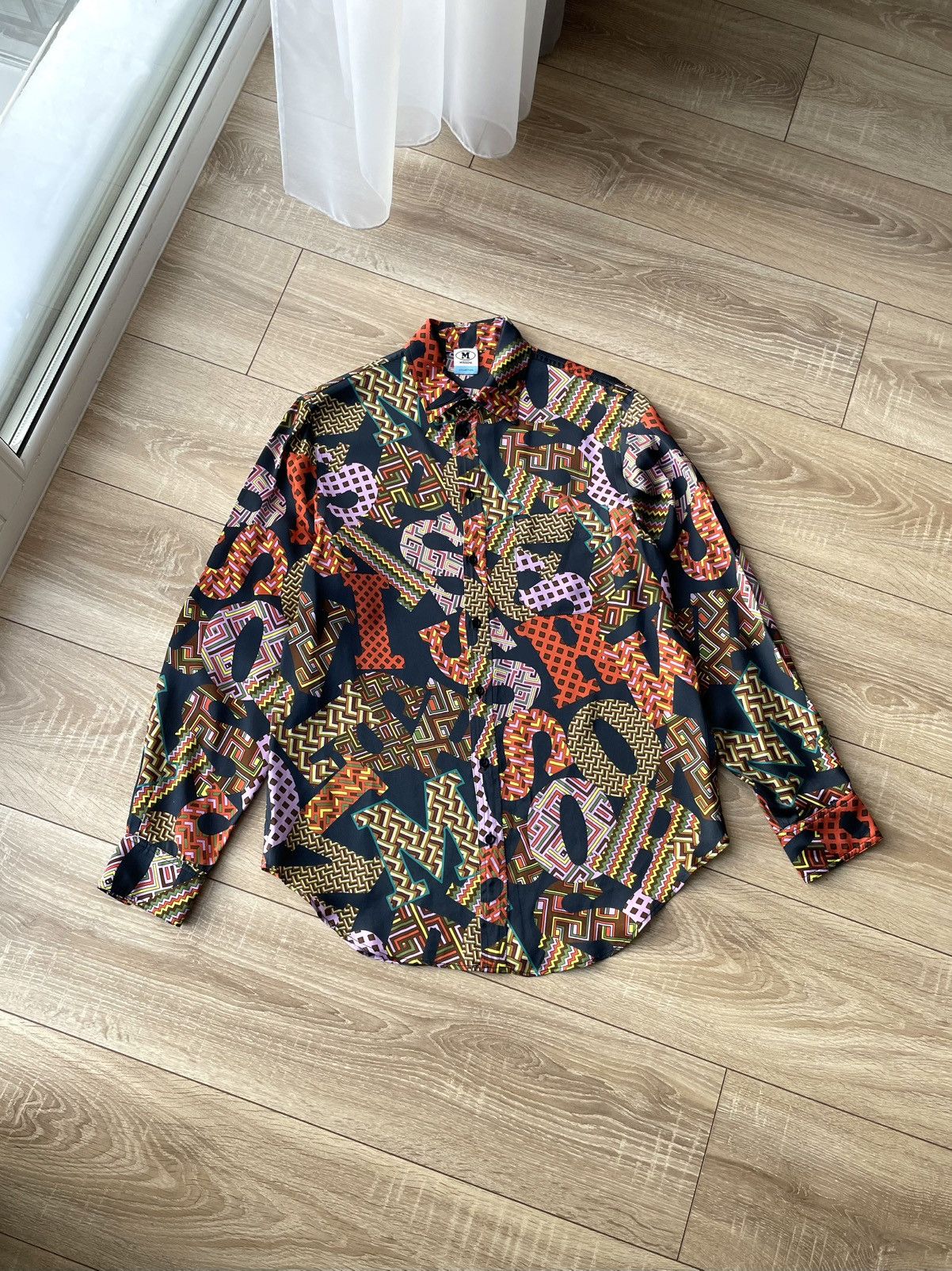 Missoni Missoni Sport Monogram Button Long Sleeve Viscose Shirt Size US M / EU 48-50 / 2 - 1 Thumbnail