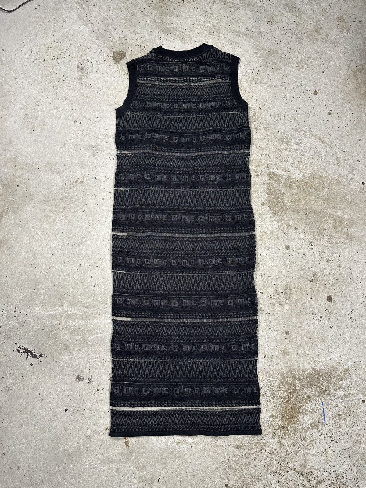 Alexander McQueen Alexander McQueen Crochet Black Mesh Maxi Dress Size S / US 4 / IT 40 - 2 Thumbnail