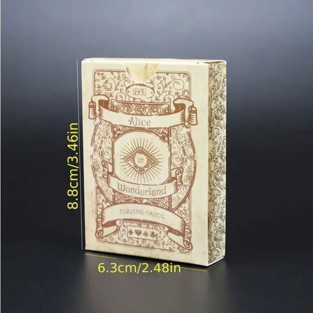 Other Wonderland Playing Cards Vintage Style Poker Game Set New Size ONE SIZE - 9 Thumbnail