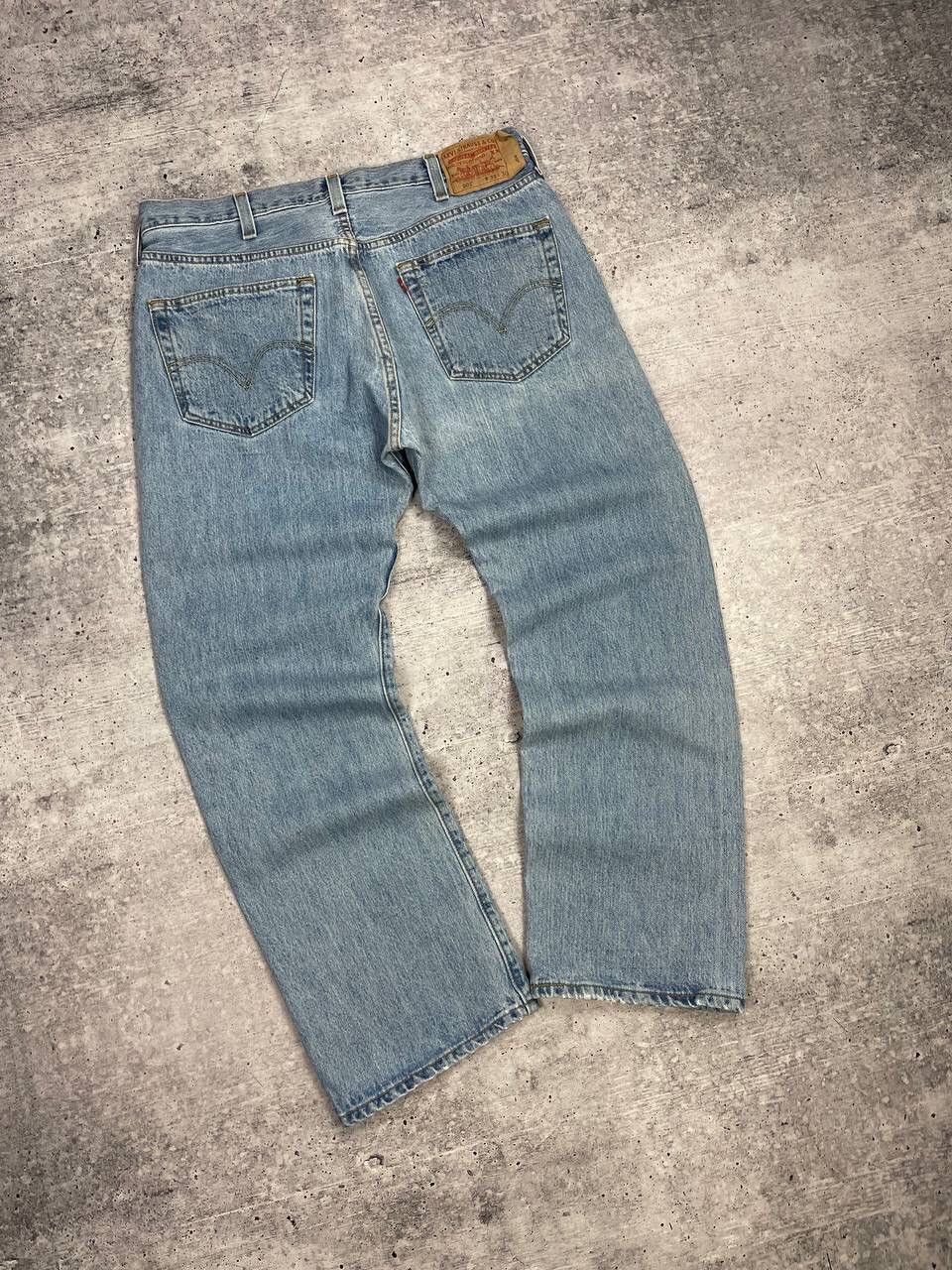 Levi's × Vintage Vintage Levi’s 501 Y2K Style Blue Stonewashed Denim Jeans Size US 36 / EU 52 - 15 Thumbnail