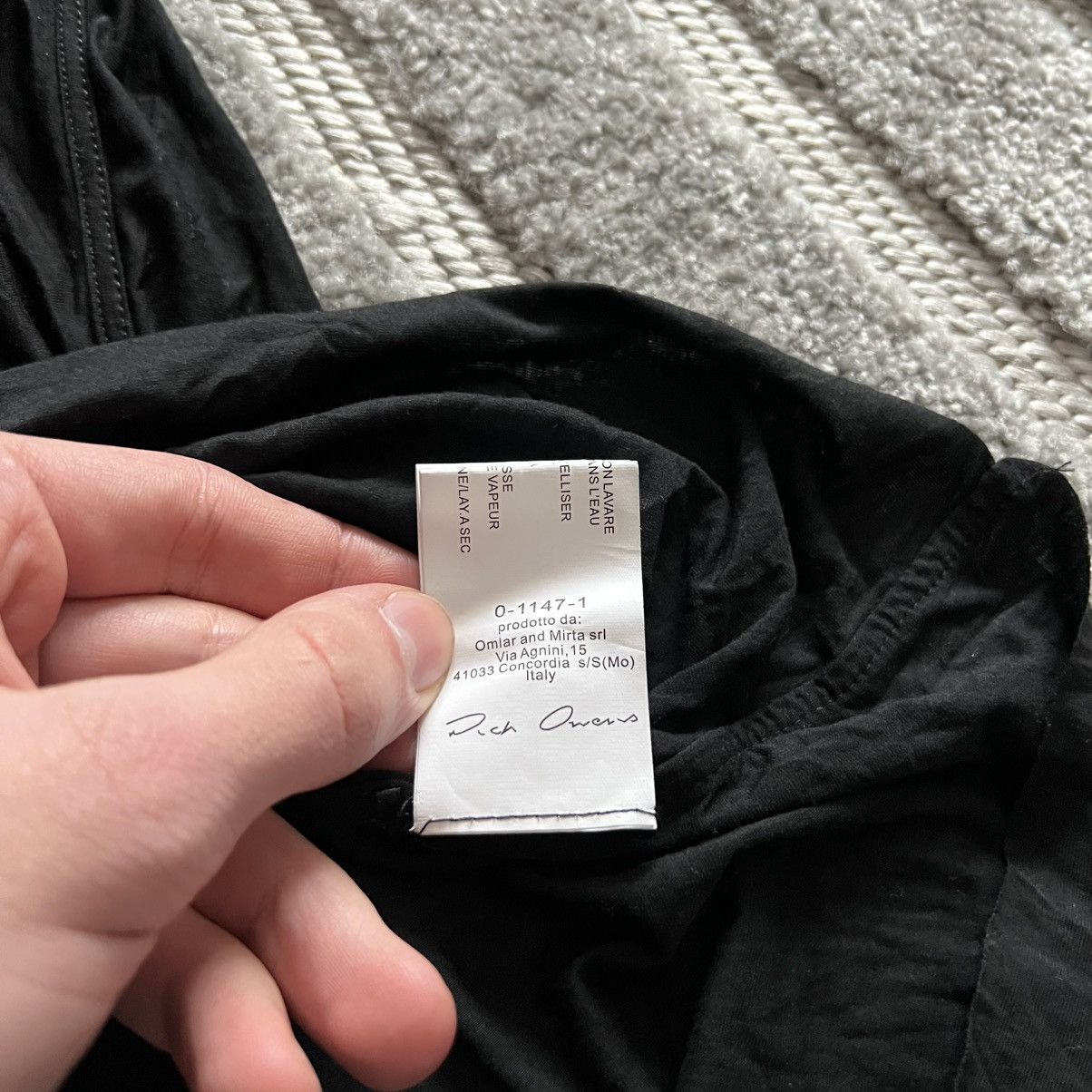 Rick Owens S/S 15 Moody Rick Owens Asymmetric Blouse Tee Size XS / US 0-2 / IT 36-38 - 13 Thumbnail