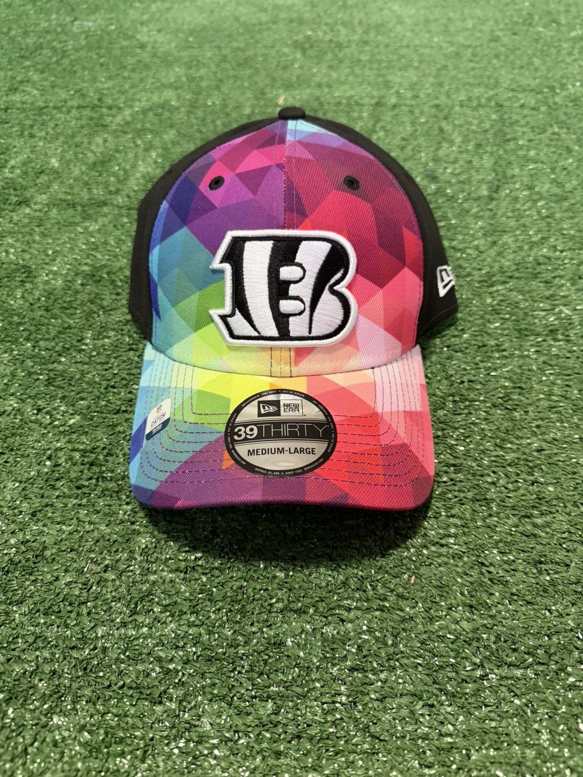 New Era 2023 Crucial Catch Cincinnati Bengals New Era 39THIRTY NFL Size ONE SIZE - 1 Thumbnail