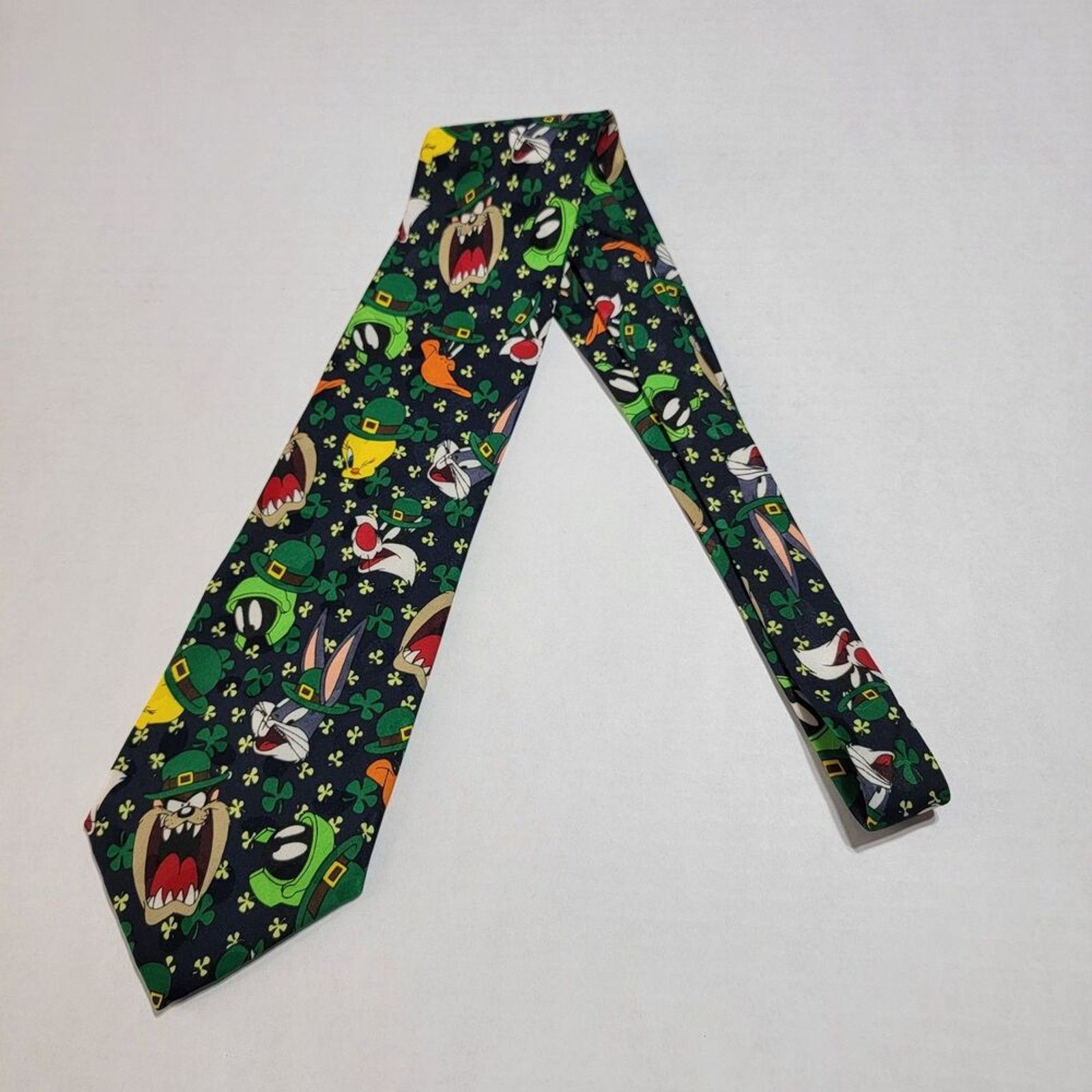 Other Looney Tunes Mania 1994 Tie Characters 100% Polyester Size ONE SIZE - 3 Thumbnail