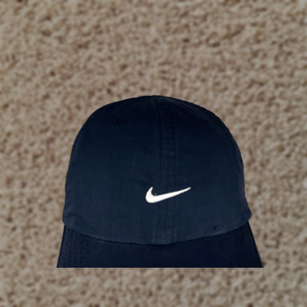 Nike Nike Hat Cap Strap Back Adult One Size Blue Cotton Polyester Knit Golf Hat Golf Golfer Size ONE SIZE - 1 Thumbnail