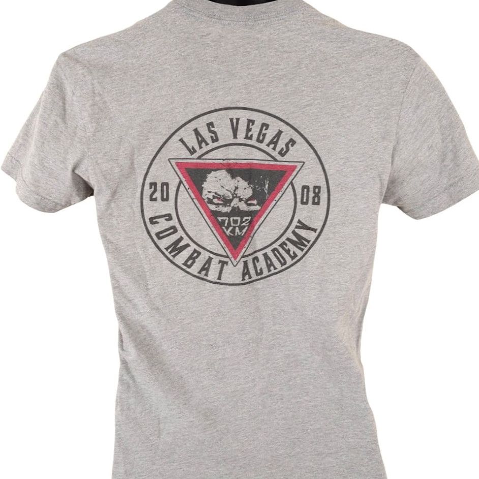 Next Level NEXT LEVEL 702 Boxing T Shirt Mens XS Gray Short Sleeve Crew Neck Cotton Blend Double-Sided 2008 Las Vegas Combat Academy Sports Fighter Training Men Size US XS / EU 42 / 0 - 4 Thumbnail