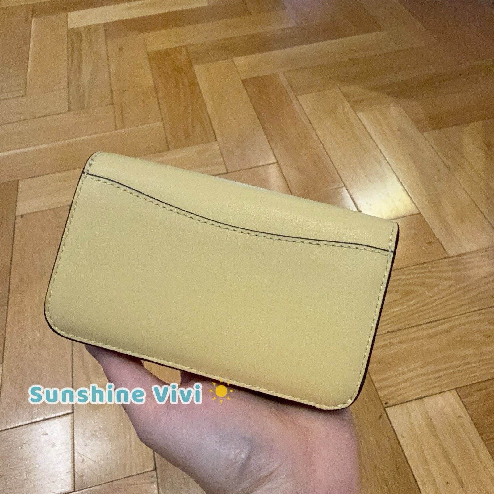 Coach NWT Coach Slim Card Case Wallet CR990 Leather Vanilla Size ONE SIZE - 6 Thumbnail