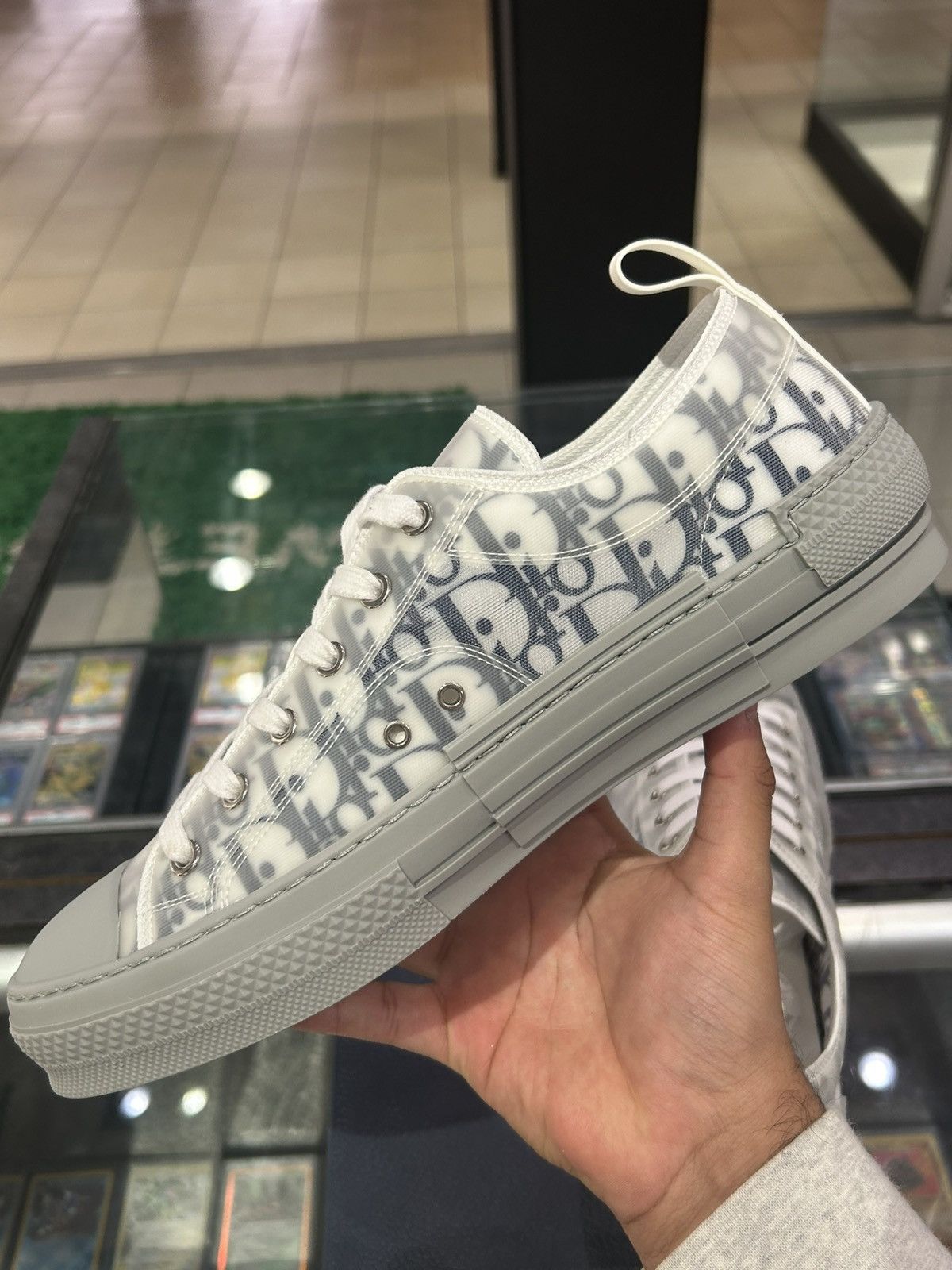 Dior Dior B23 low dior oblique white grey Size US 10 / EU 43 - 7 Thumbnail