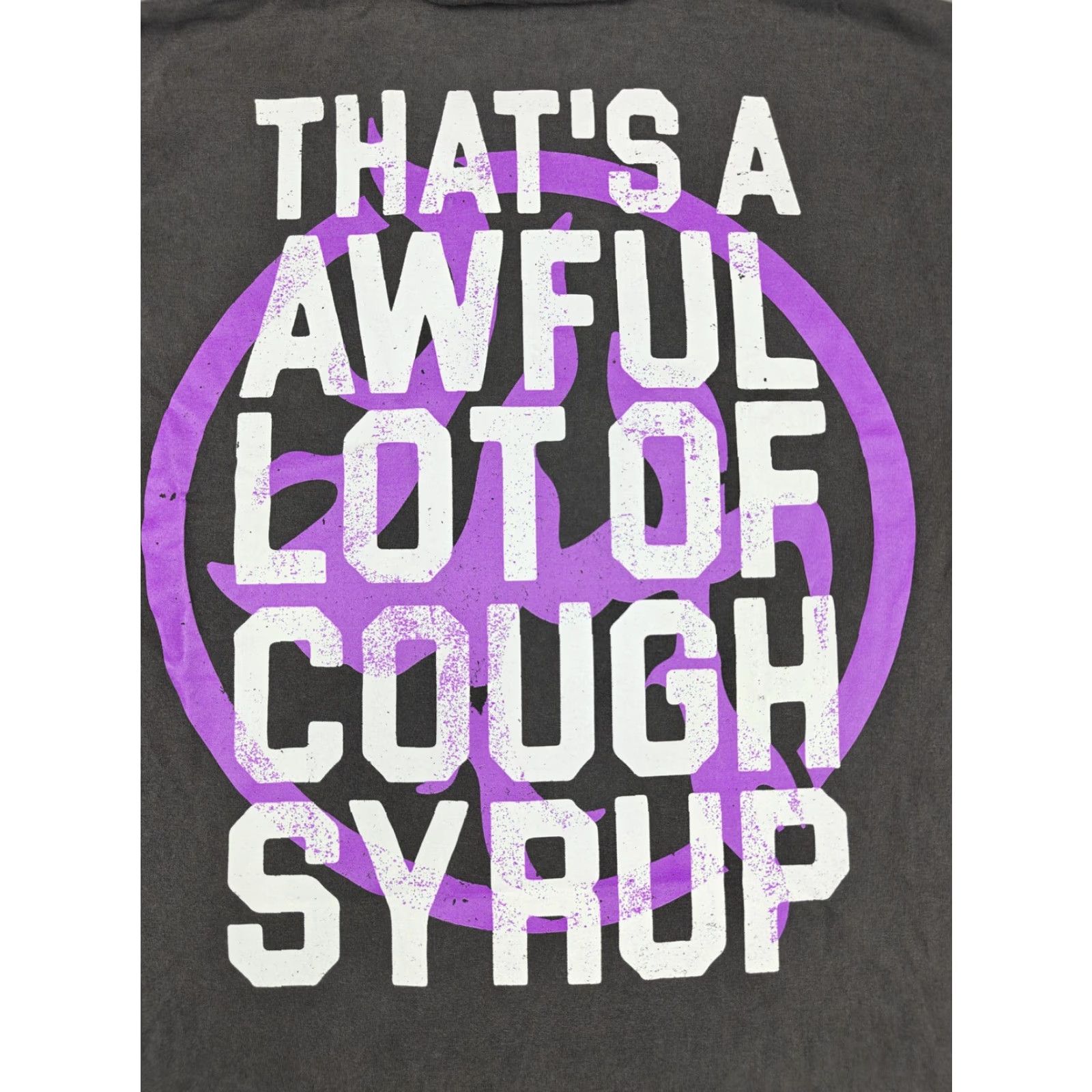 Vintage Awful Lot Of Cough Syrup x Lost Hills Shirt Mens XL Washed Black Heavyweight New Size US XL / EU 56 / 4 - 7 Thumbnail