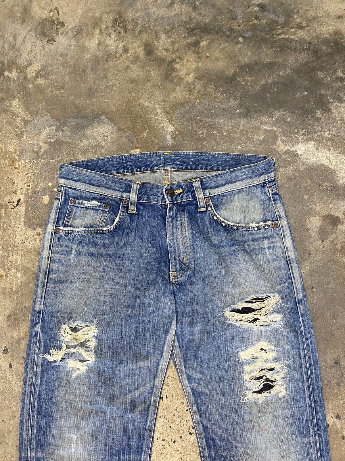 Edwin × Japanese Brand × Vintage Edwin blue jeans wash japanese brand Size US 33 - 4 Thumbnail