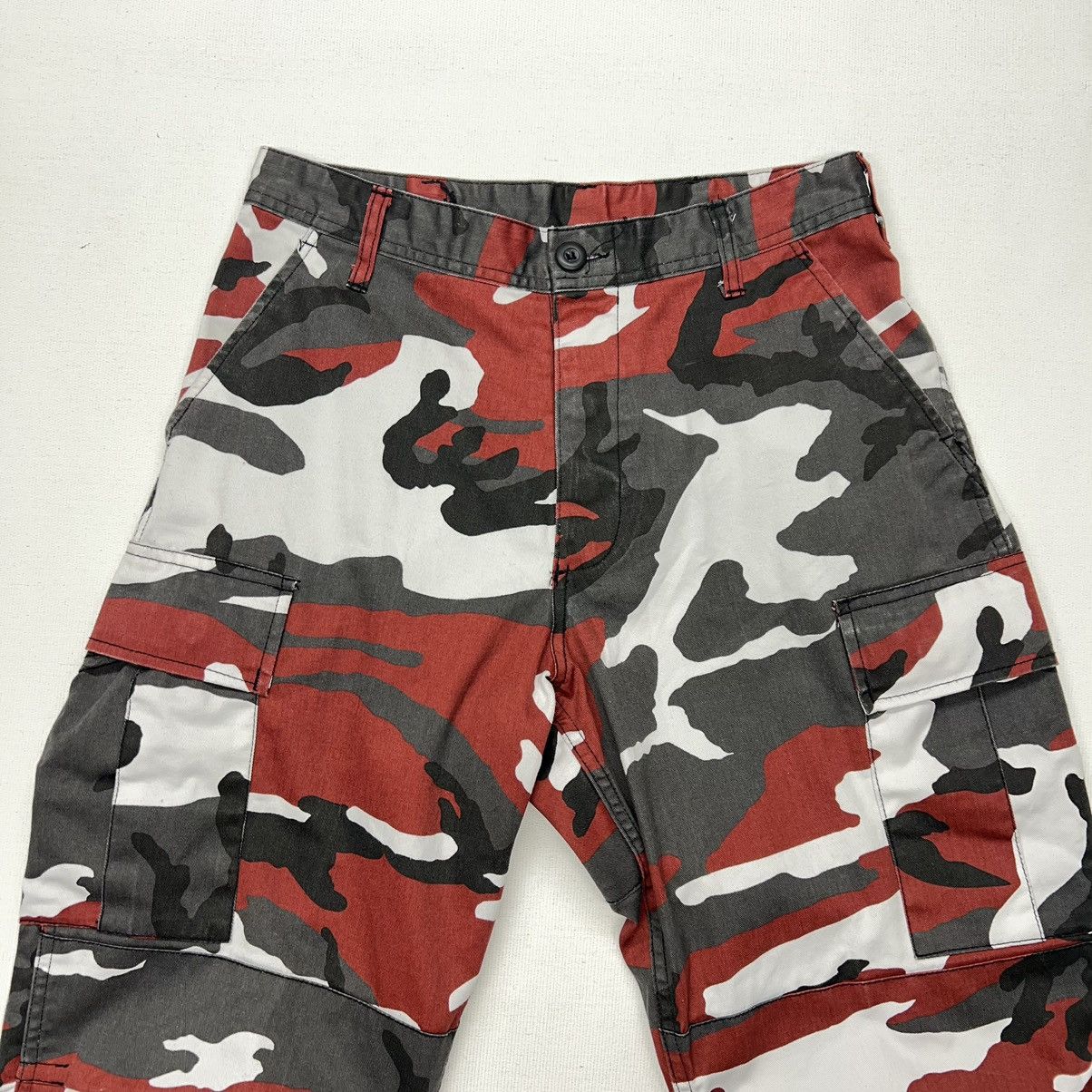 Rothco Rothco Pants Red Camo Cargo BDU Baggy Tactical Utility Y2K Size US 28 / EU 44 - 5 Thumbnail