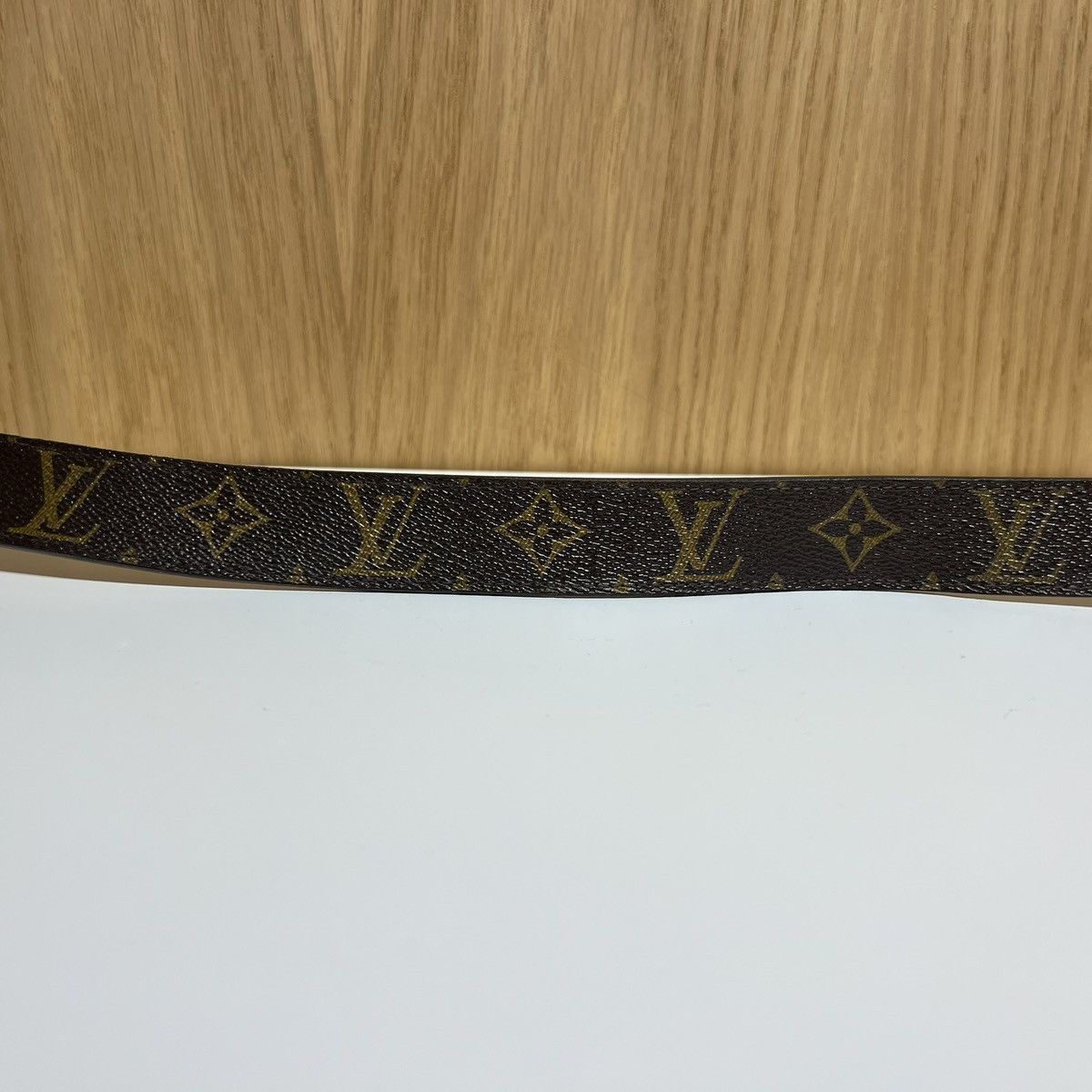 Louis Vuitton Louis Vuitton Metal Buckle Logo Monogram Belt M9842 Size 34 - 6 Thumbnail