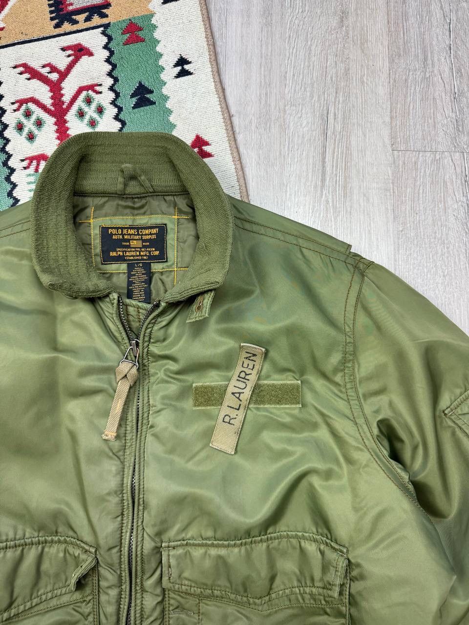 Polo Ralph Lauren × Vintage RARE Vintage Polo Jeans Company Bomber Y2K Jacket Size US L / EU 52-54 / 3 - 5 Thumbnail