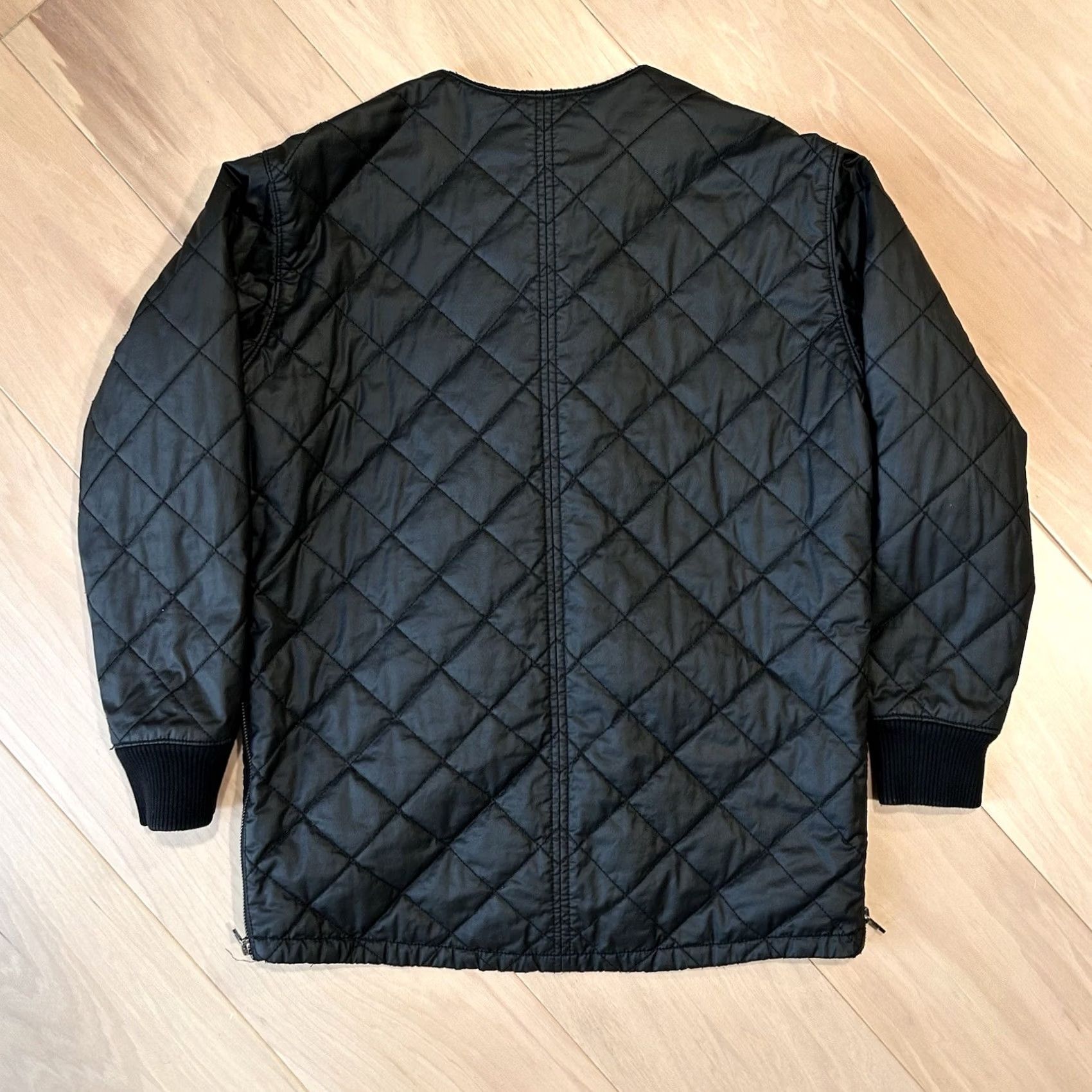 Madewell VINTAGE? No. Madewell Jacket Women XS Black Quilted Insulated Full Zip Short Sleeve Long Sleeve? Size XS / US 0-2 / IT 36-38 - 2 Thumbnail
