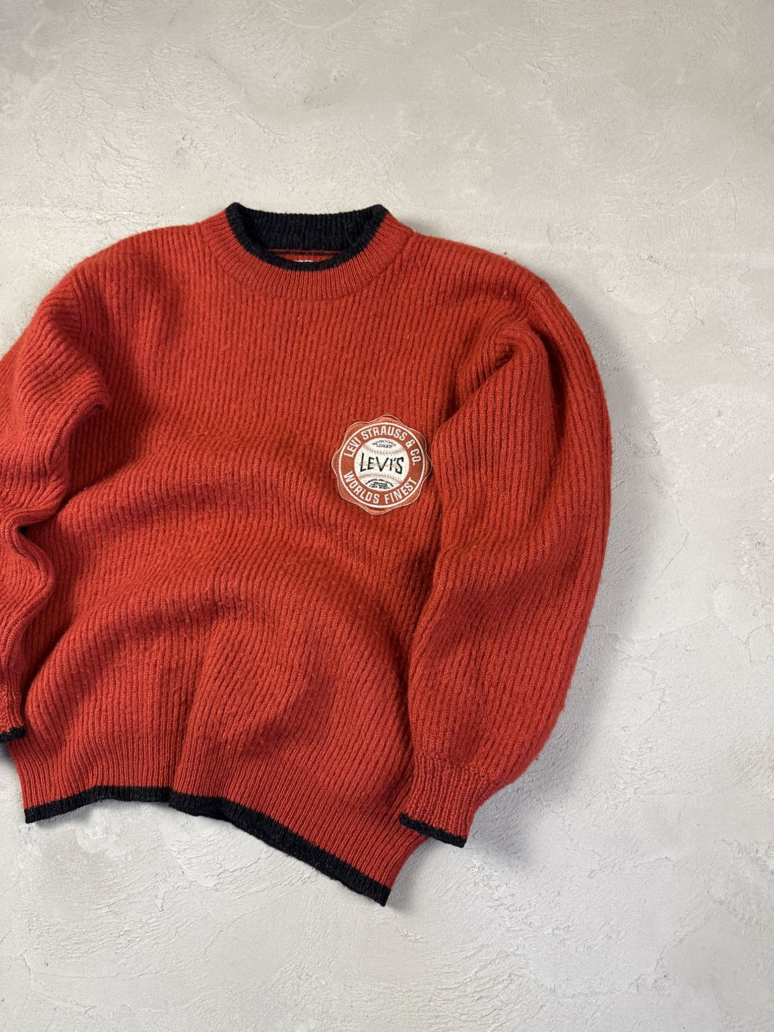 Levi's 90s Vintage Levi's Wool Knit Boxy Sweater Size US M / EU 48-50 / 2 - 3 Thumbnail