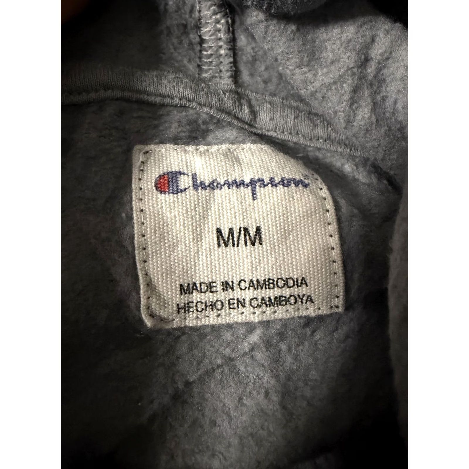 Champion Champion Hoodie Mens Medium Black Tie Dye Fleece Pullover Logo Sweatshirt Size US M / EU 48-50 / 2 - 7 Thumbnail