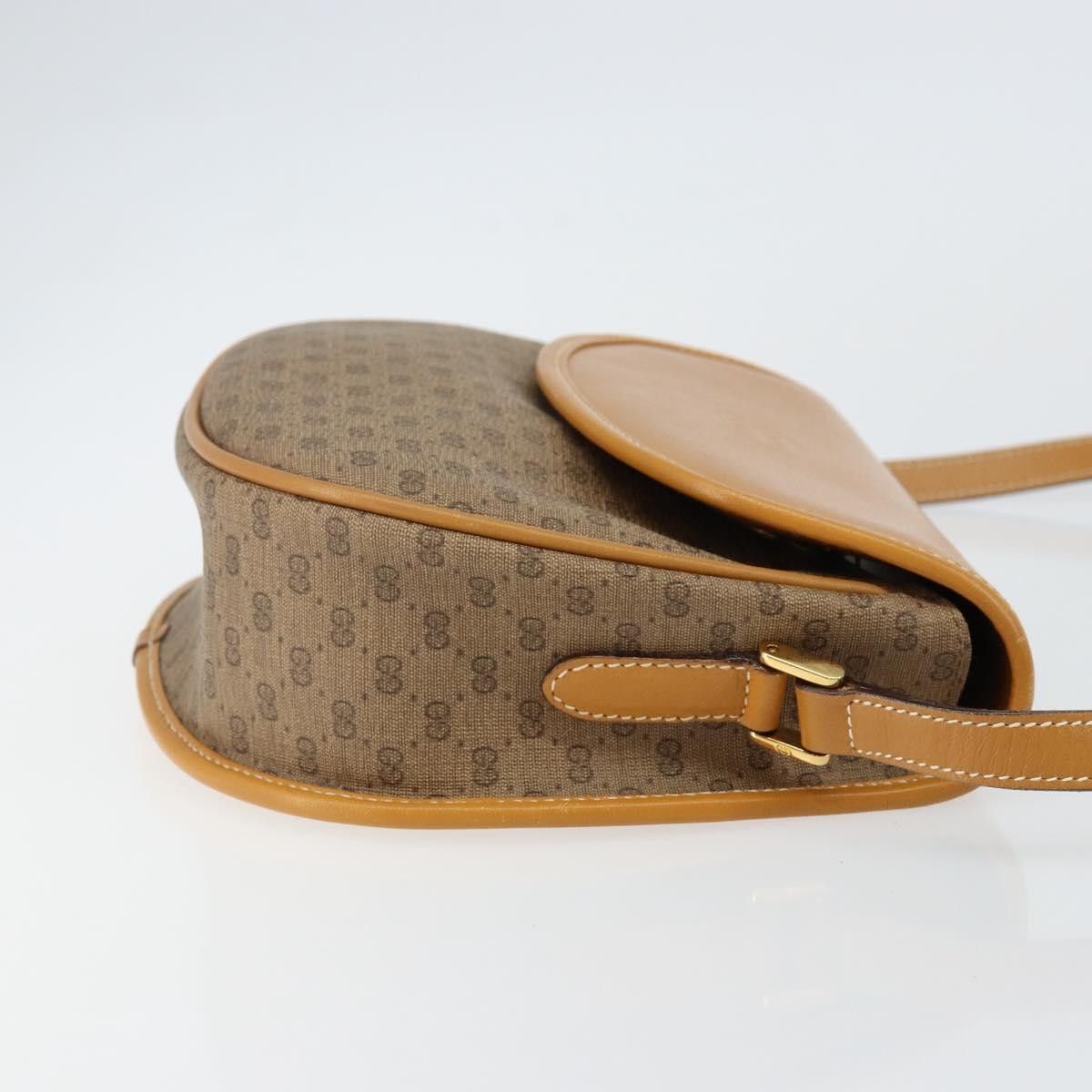 Gucci GUCCI Micro GG Supreme Shoulder Bag Pvc Beige Gold 007 115 Size ONE SIZE - 4 Thumbnail