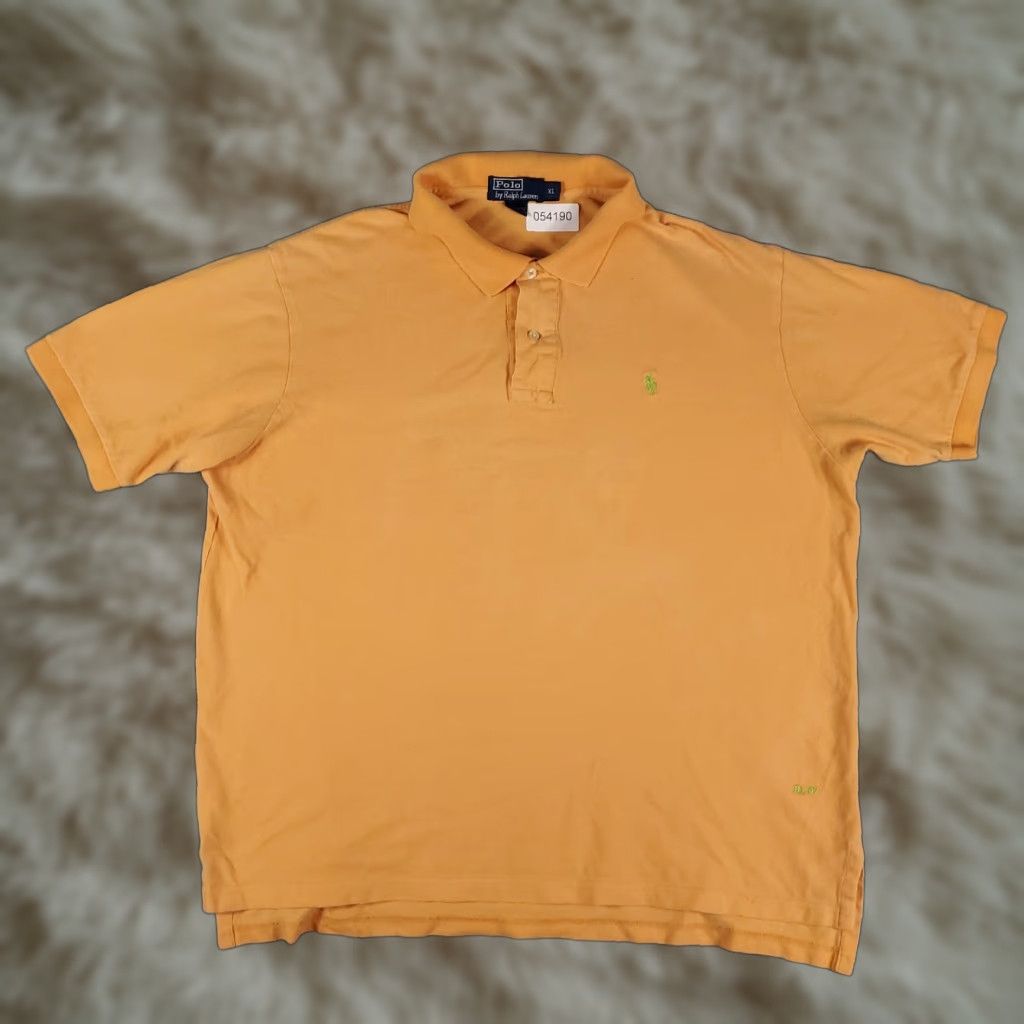 Ralph Lauren Ralph Lauren Polo Shirt Men's XL Orange Cotton Short Sleeve Polo - Classic Preppy Mens Size US XL / EU 56 / 4 - 1 Thumbnail