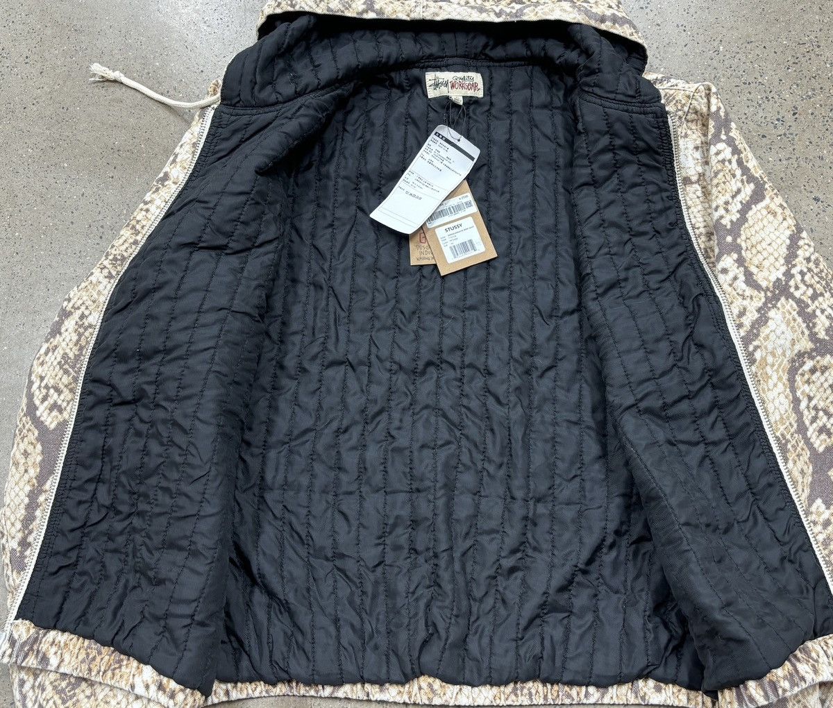 Stussy Stussy 23ss WORK JACKET INSULATED CANVAS Size US M / EU 48-50 / 2 - 9 Thumbnail