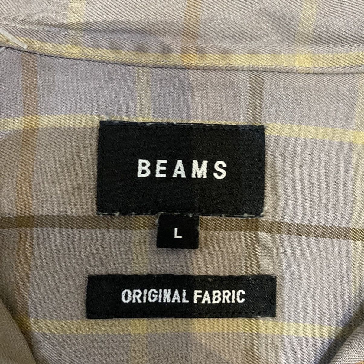 Beams Plus 2000s Beams Open Collar Plaid Button Ups Shirts Size US XXL / EU 58 / 5 - 10 Thumbnail
